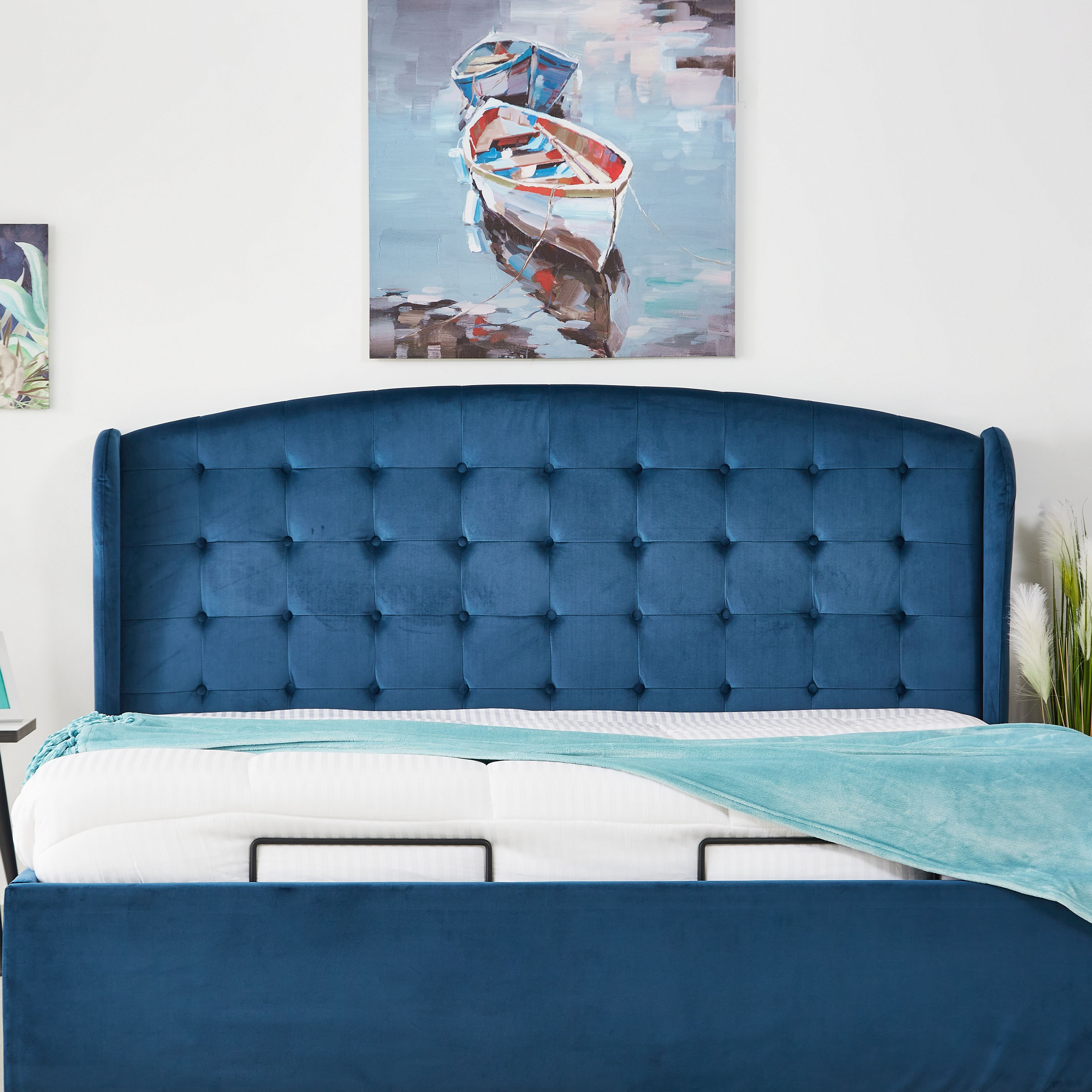 لوح رأسي كينج منجد من تايلور رود - 180×200 سم-hbxfurniture-bedsandbedsets-beds-image-2