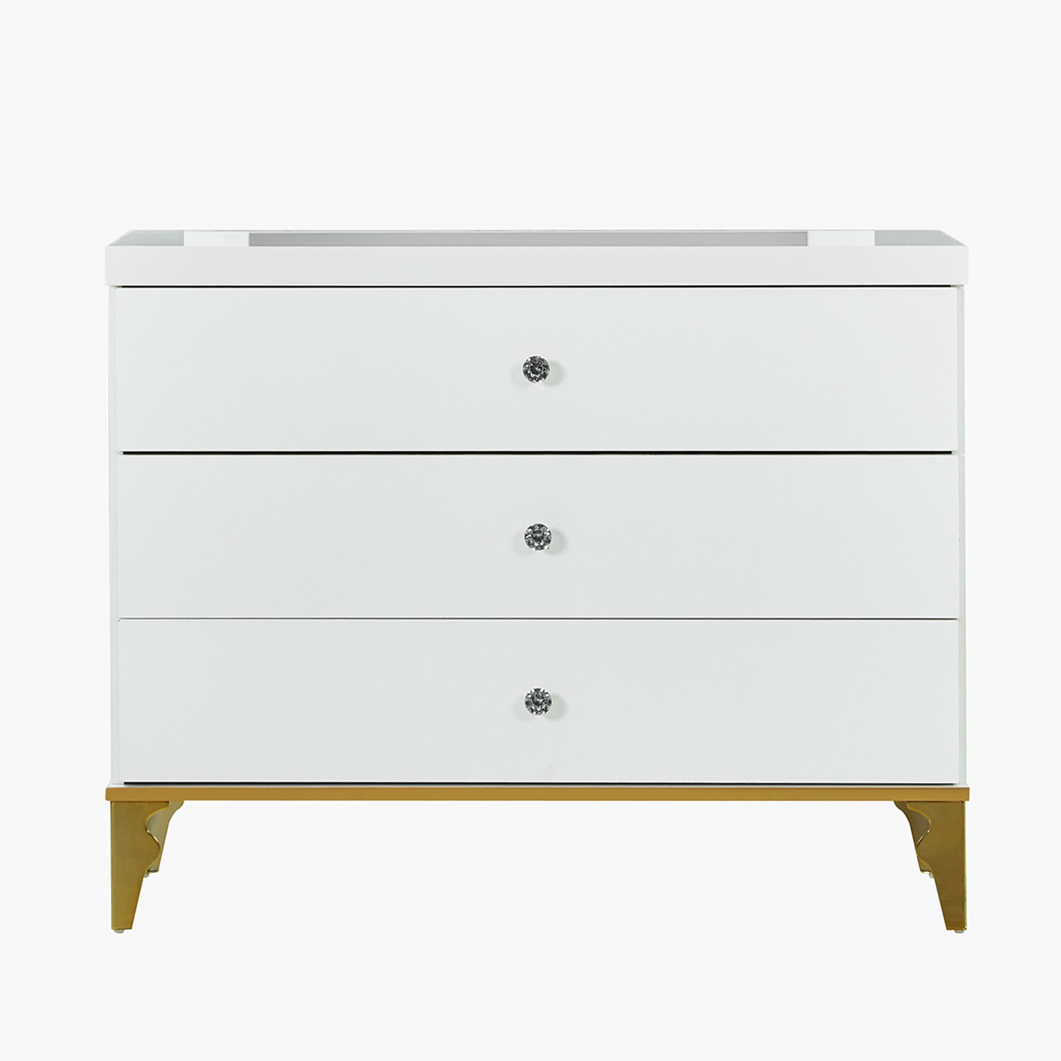 طاولة تزيين 3 أدراج دون مرآة من أورو-hbxfurniture-kidsroom-kidsdressersandmirrors-image-1