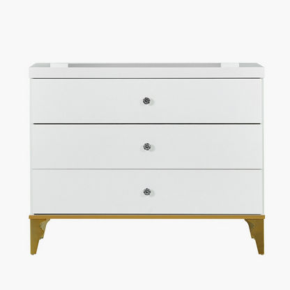 Oro 3-Drawer Young Dresser without Mirror
