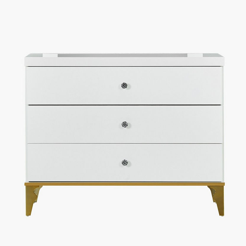 Oro 3-Drawer Young Dresser without Mirror-Dressers and Mirrors-image-0
