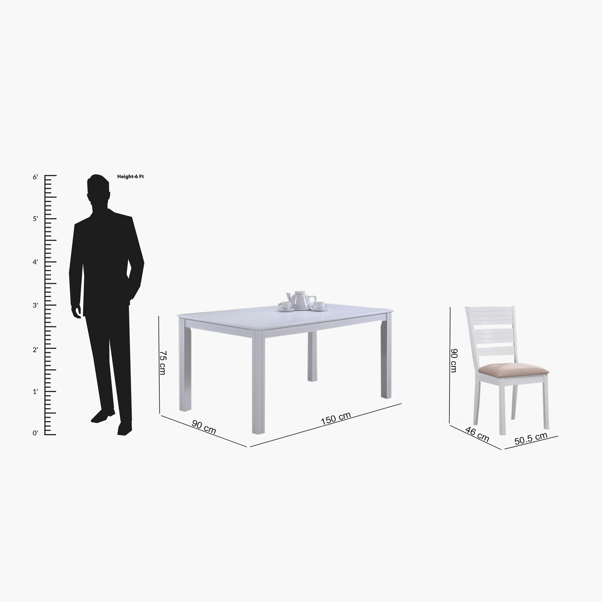 طقم سفرة بـ6 مقاعد ومقعد بنش من مونتويا-hbxfurniture-diningtablesandsets-diningsets-sixseater-image-8