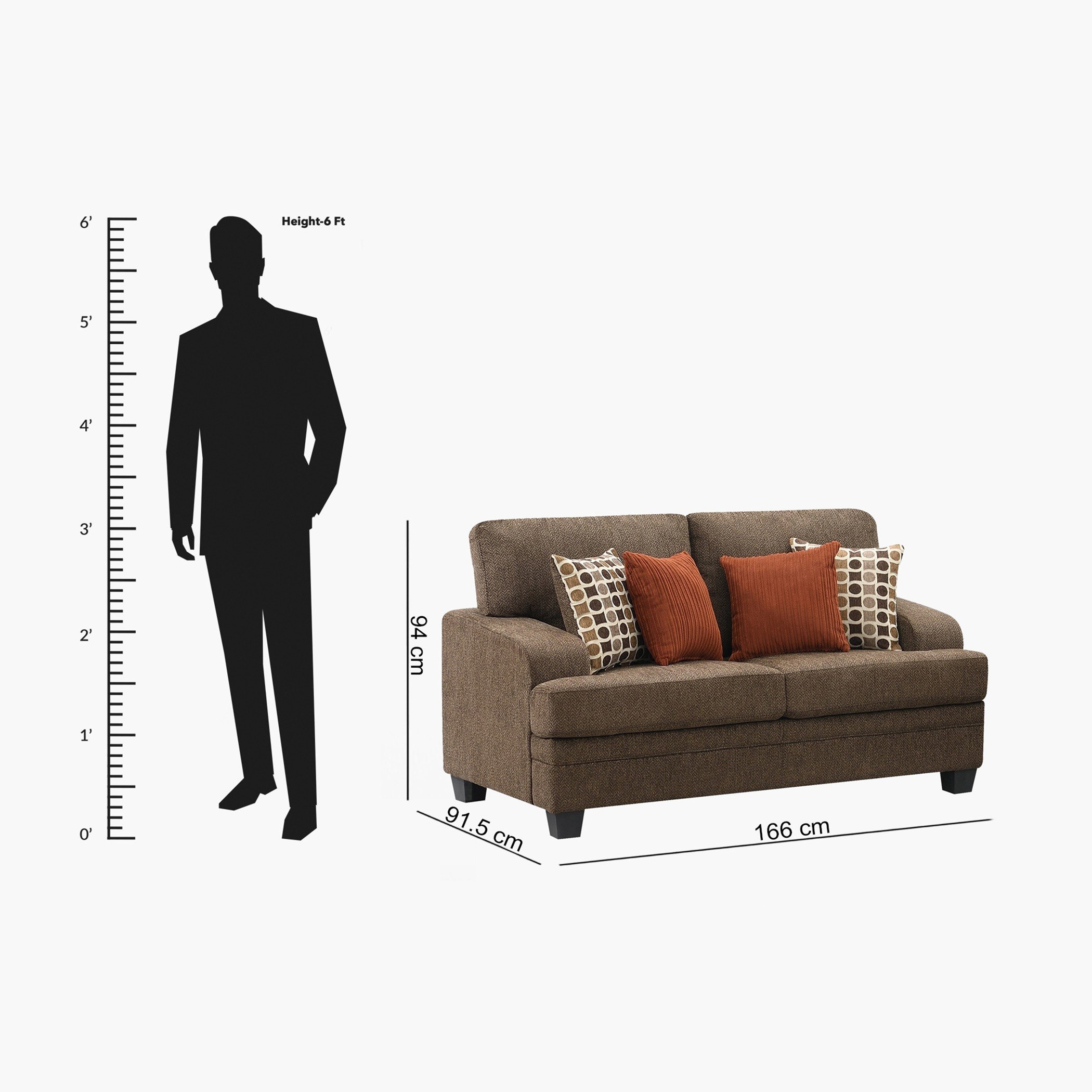 كنبة قماشيّة مقعدين مع 4 وسائد من لوفر-hbxlivingroom-sofasandarmchairs-sofas-image-5