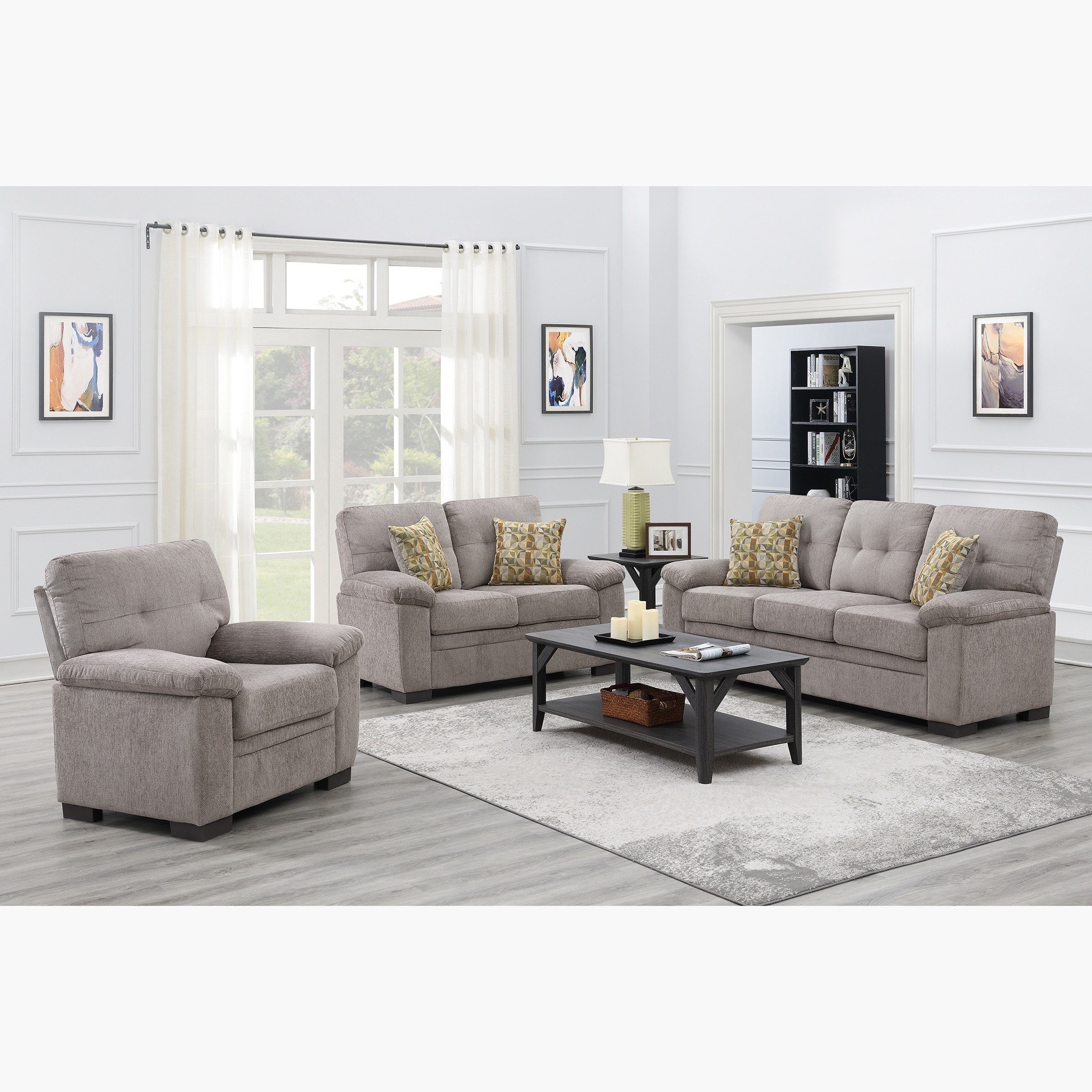 كنبة قماشيّة 3 مقاعد مع وسادتين من آكروبوليس-hbxlivingroom-sofasandarmchairs-sofas-image-2