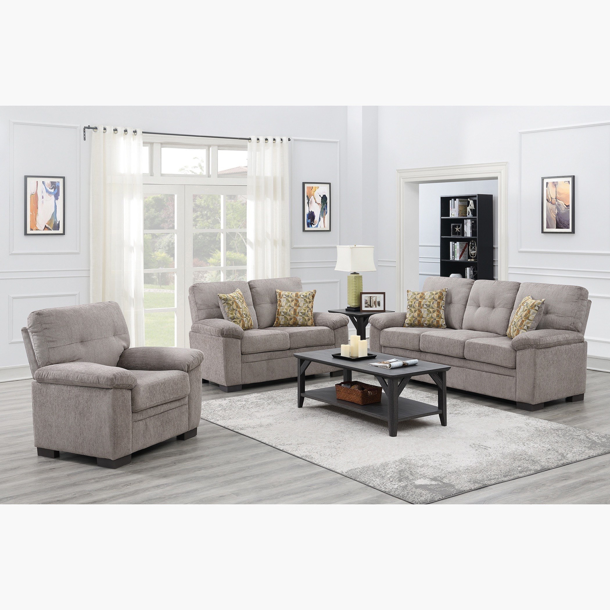 كنبة قماشيّة مقعدين مع وسادتين من آكروبوليس-hbxlivingroom-sofasandarmchairs-sofas-image-3