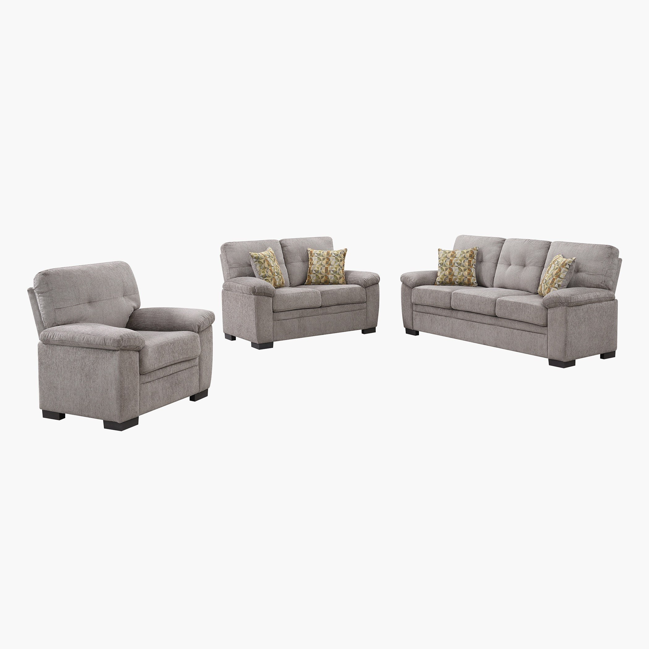 كنبة قماشيّة مقعدين مع وسادتين من آكروبوليس-hbxlivingroom-sofasandarmchairs-sofas-image-4