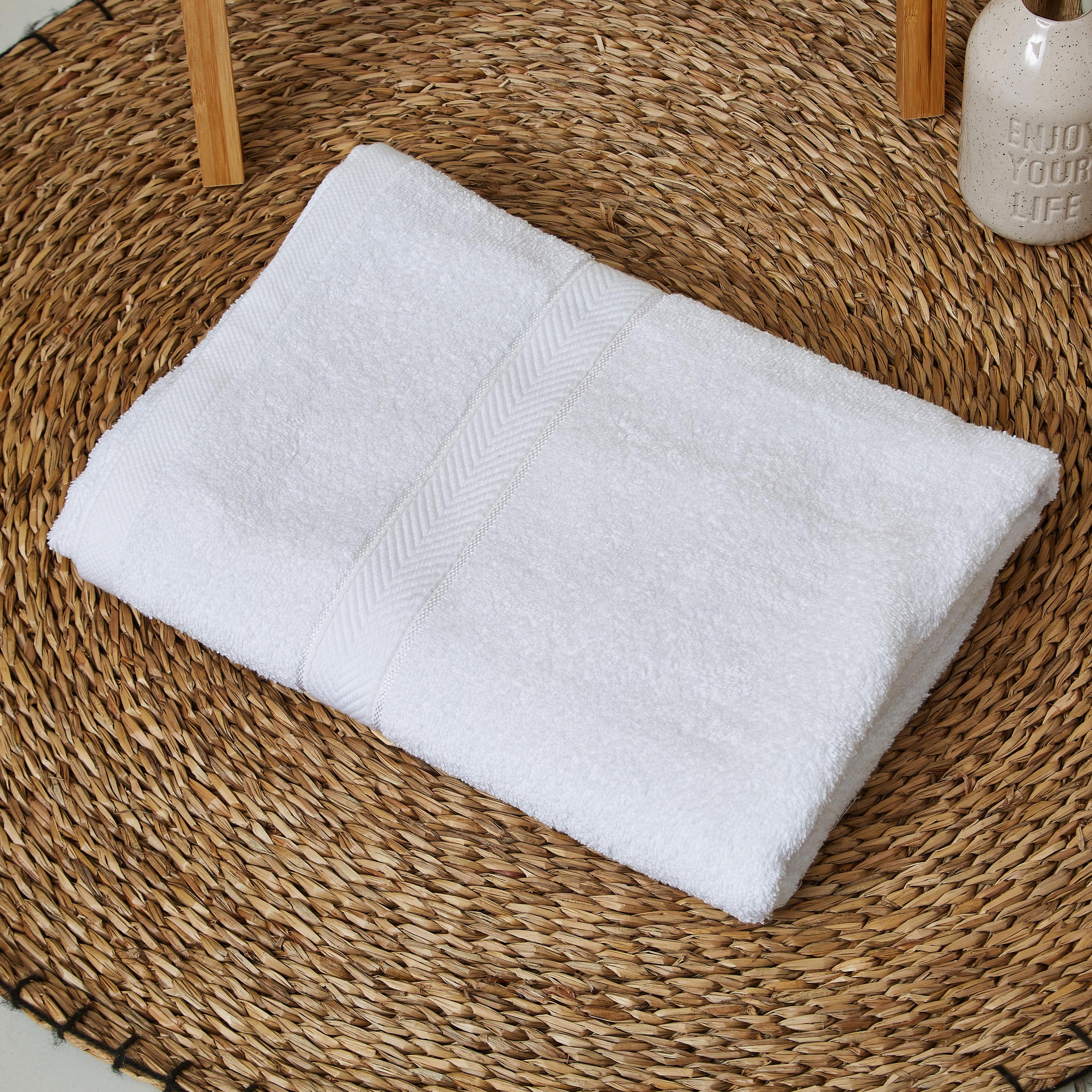 Novel Cotton Hand Towel - 68x136 cm-hbxbathroom-bathroomtextiles-image-2