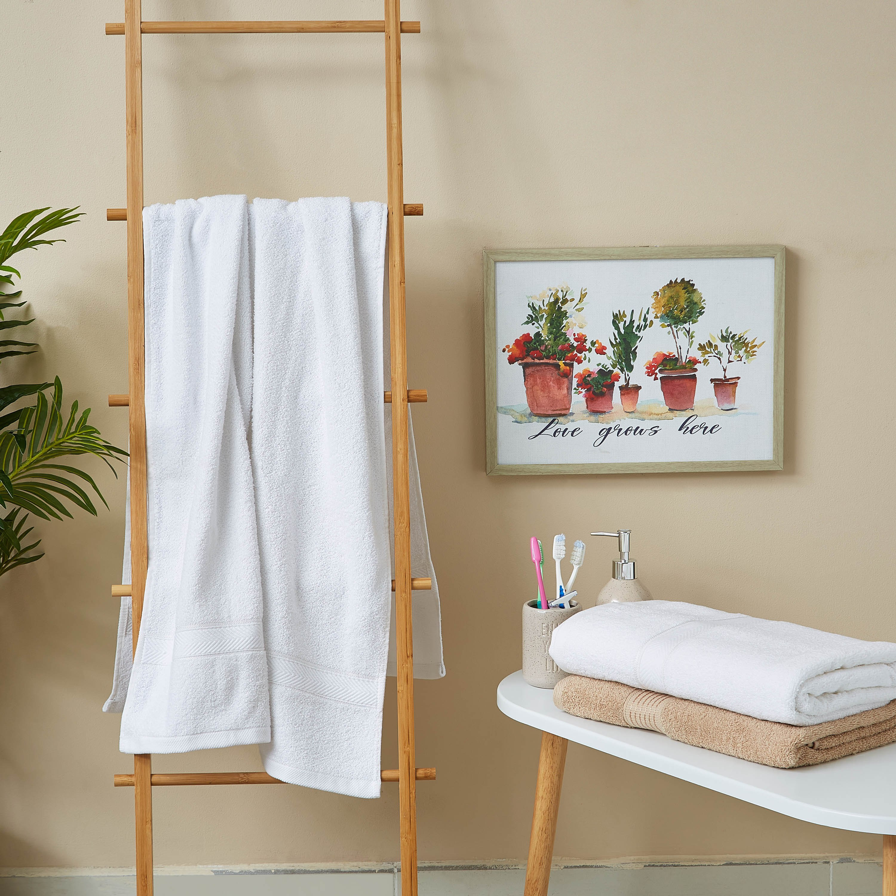 Novel Cotton Hand Towel - 68x136 cm-hbxbathroom-bathroomtextiles-image-4