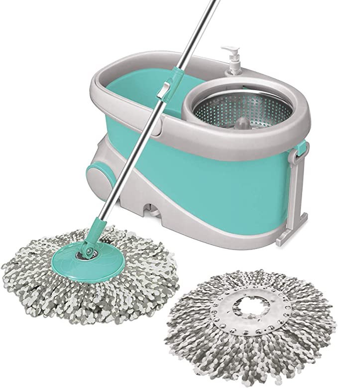 ممسحة دوارة مع دلو من إيليت-hbxbathroom-laundry-cleaningaccessories-image-1