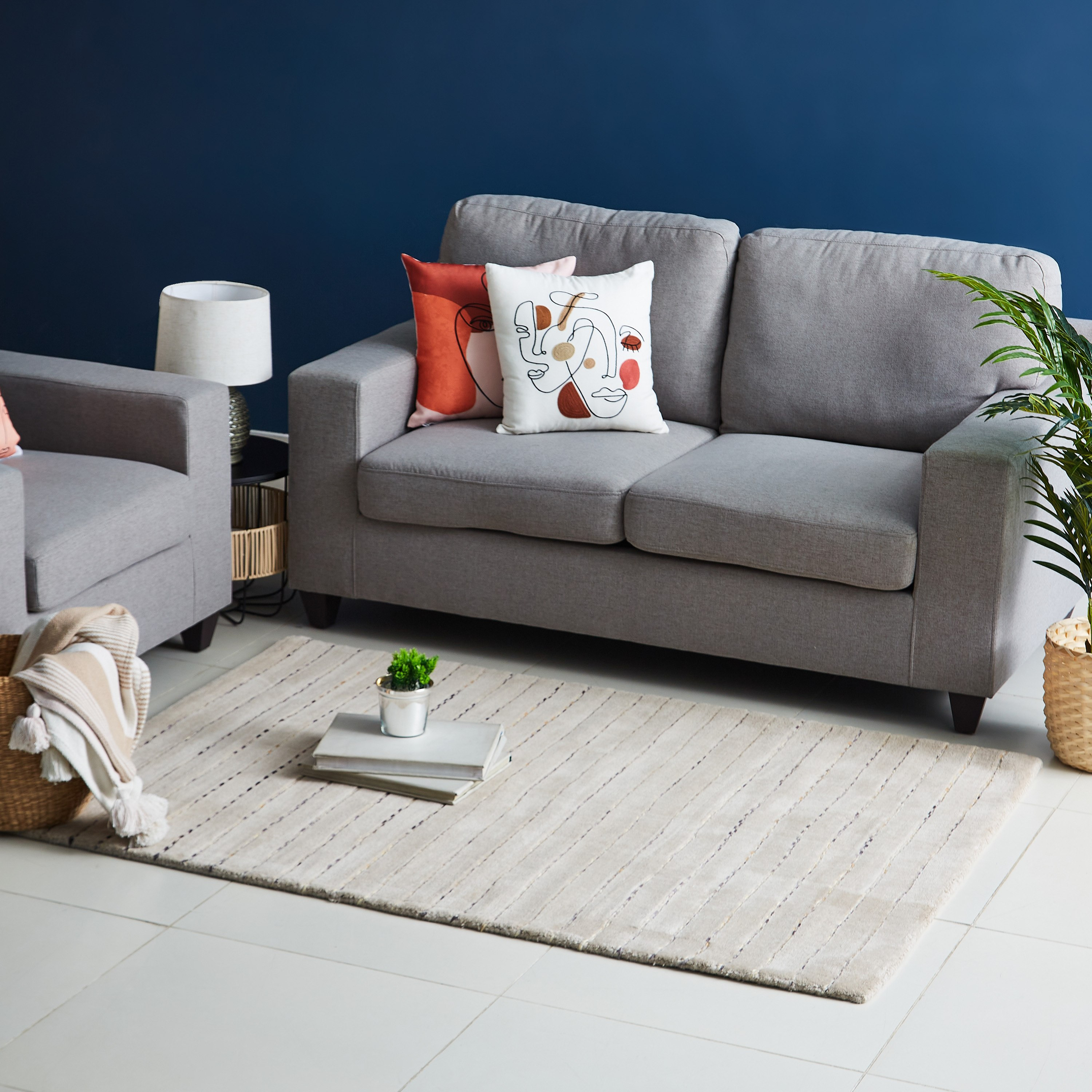 سجادة صوف مصنوعةً يدوياً من لورينا - 160x230 سم-hbxdecorandfurnishings-floorcoverings-rugs-image-2
