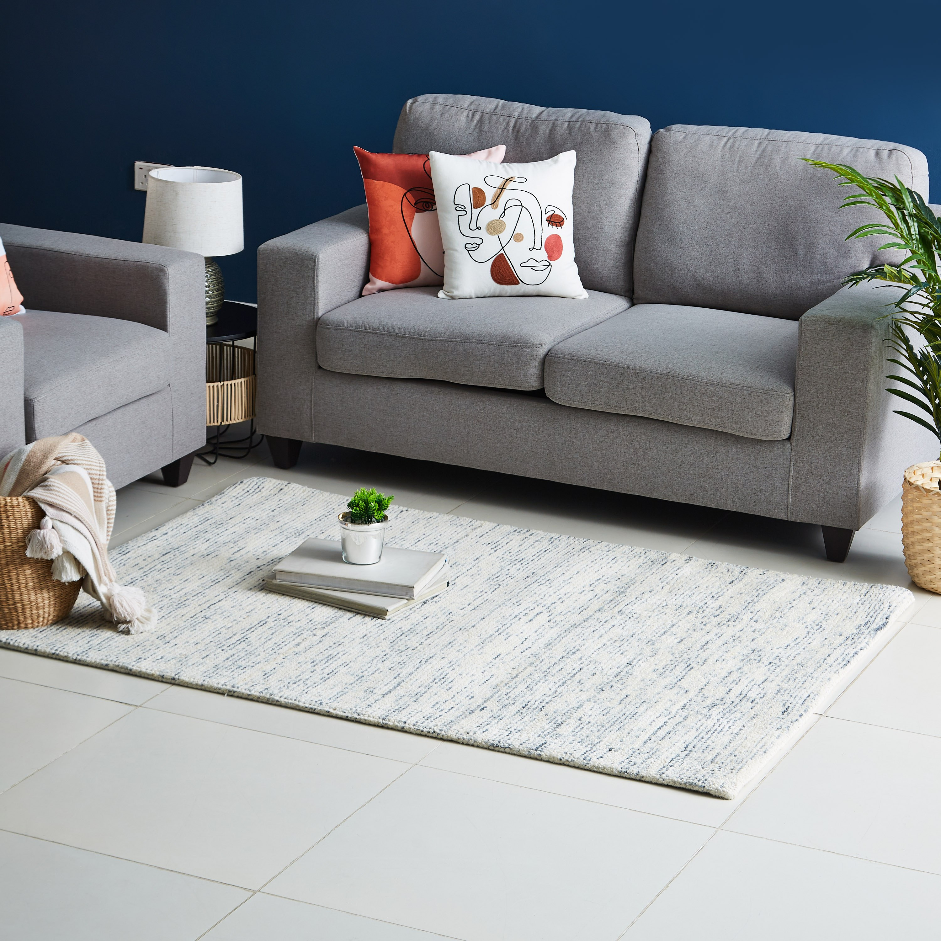 سجادة صوف مصنوعة يدويًا من إيتون - 160x230 سم-hbxdecorandfurnishings-floorcoverings-rugs-image-1
