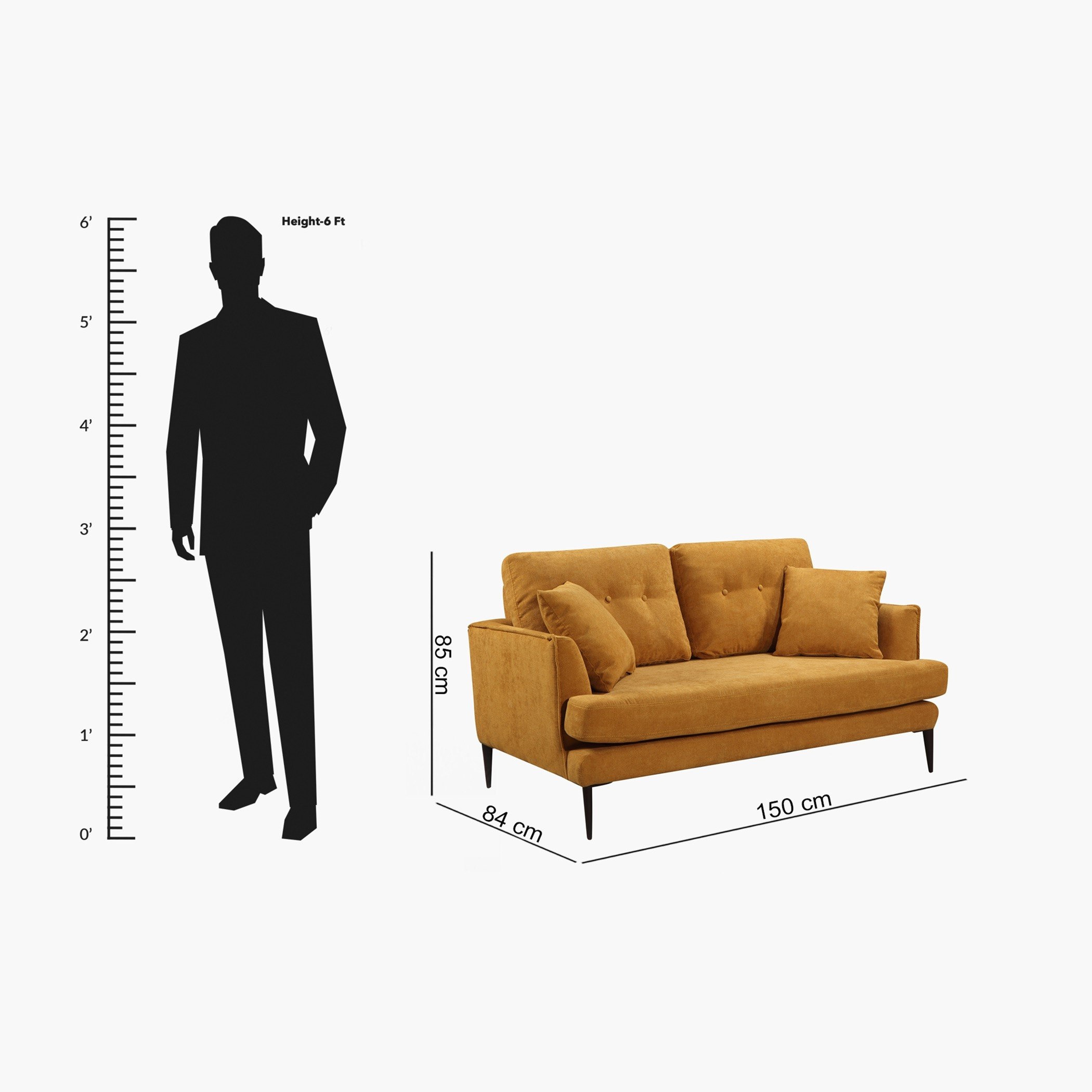 كنبة مخمليّة مقعدين مع وسادتين من توباز-hbxlivingroom-sofasandarmchairs-sofas-image-9