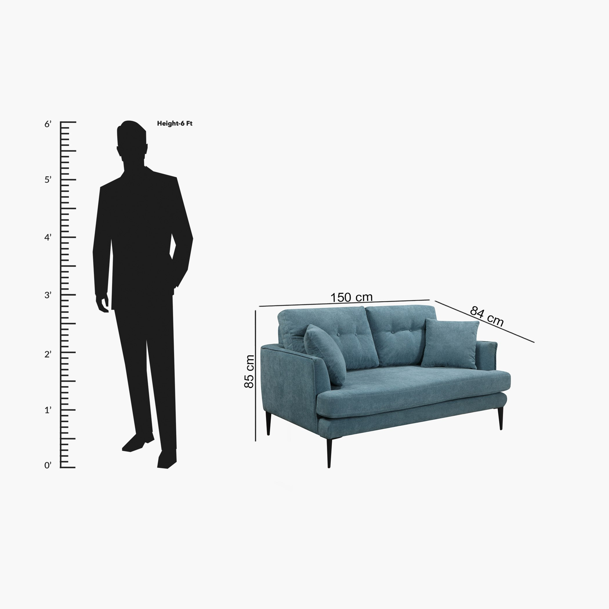 كنبة مخمليّة مقعدين مع وسادتين من توباز-hbxlivingroom-sofasandarmchairs-sofas-image-8