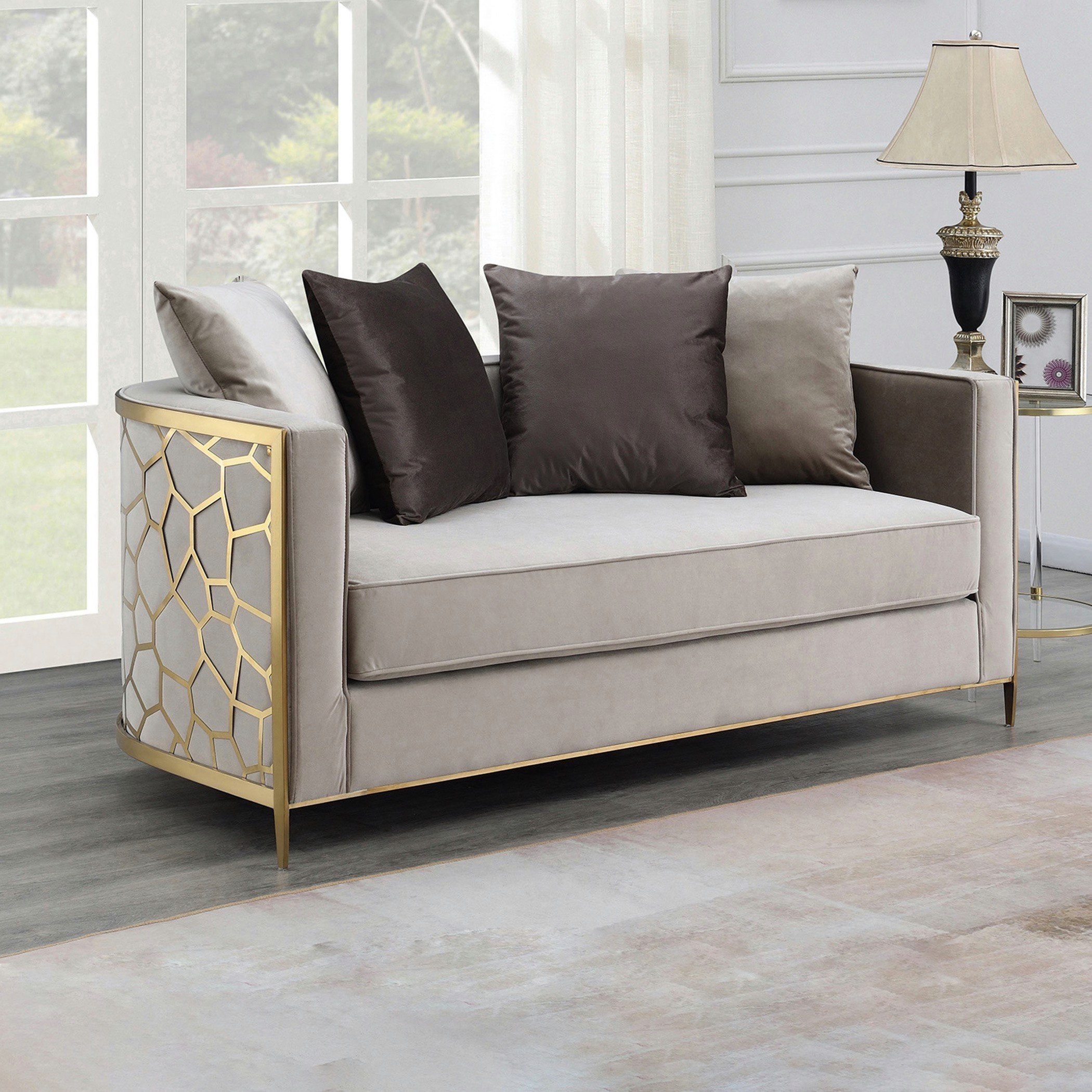 كنبة مقعدين مع 4 وسائد من كورين-hbxlivingroom-sofasandarmchairs-sofas-image-1