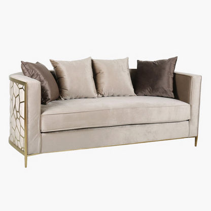 Corinne 2-Seater Sofa with 4 Cushions