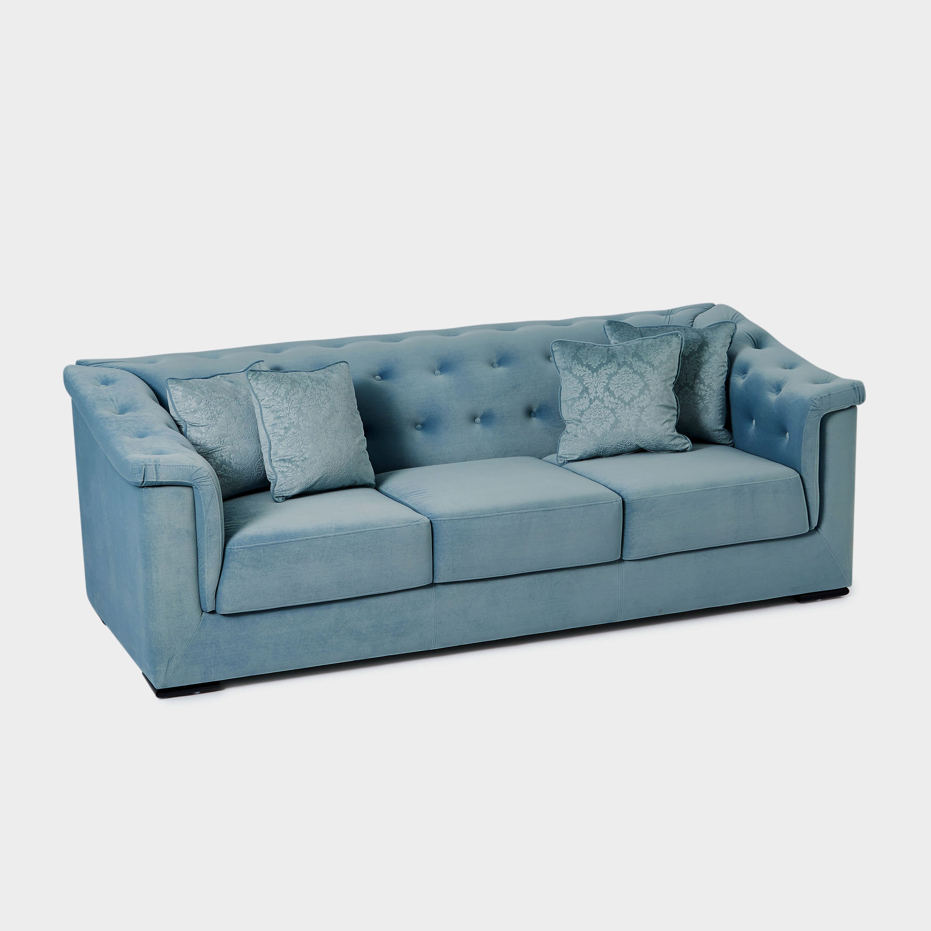 كنبة مخمليّة 3 مقاعد مع 4 وسائد من سندريلا-hbxlivingroom-sofasandarmchairs-sofas-image-7