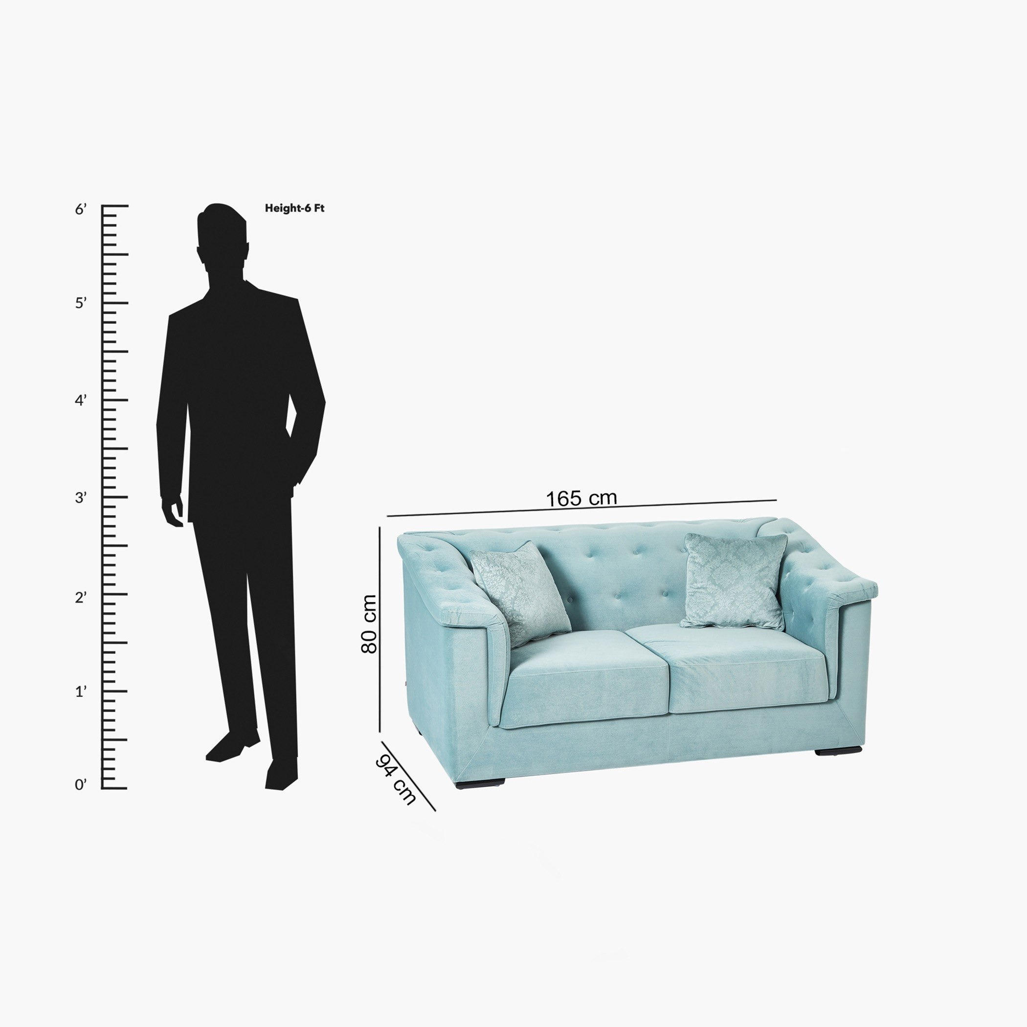 كنبة مخمليّة مقعدين مع وسادتين من سندريلا-hbxlivingroom-sofasandarmchairs-sofas-image-8