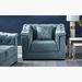 Cinderella 1-Seater Velvet Sofa with Cushion-Armchairs-thumbnail-0