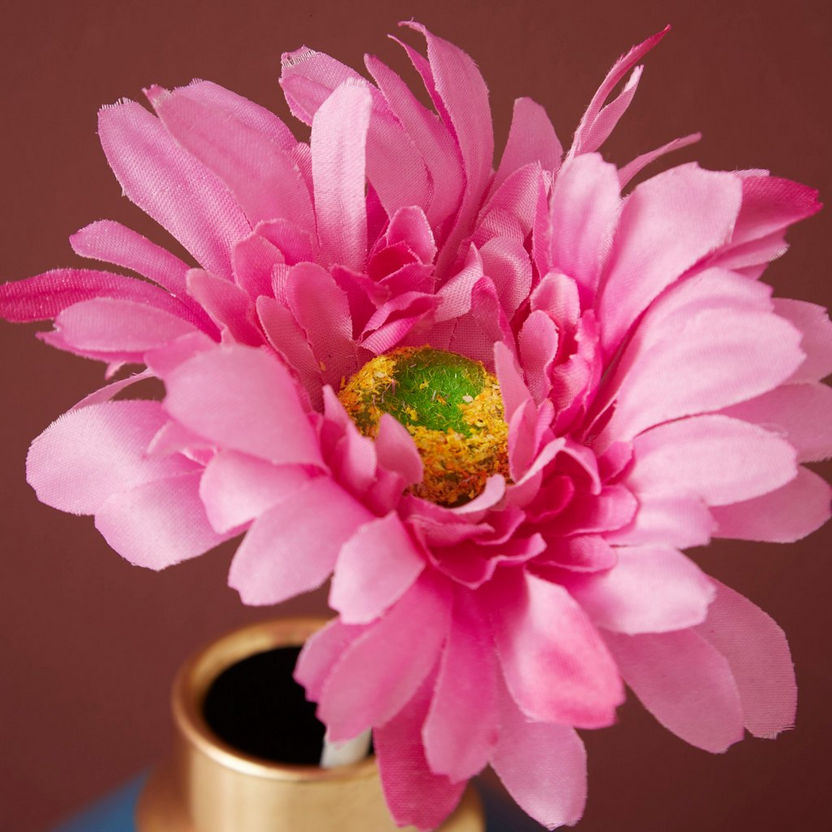 Lida Gerbera Decorative Flower Stick - 33 cm-Artificial Flowers and Plants-image-1