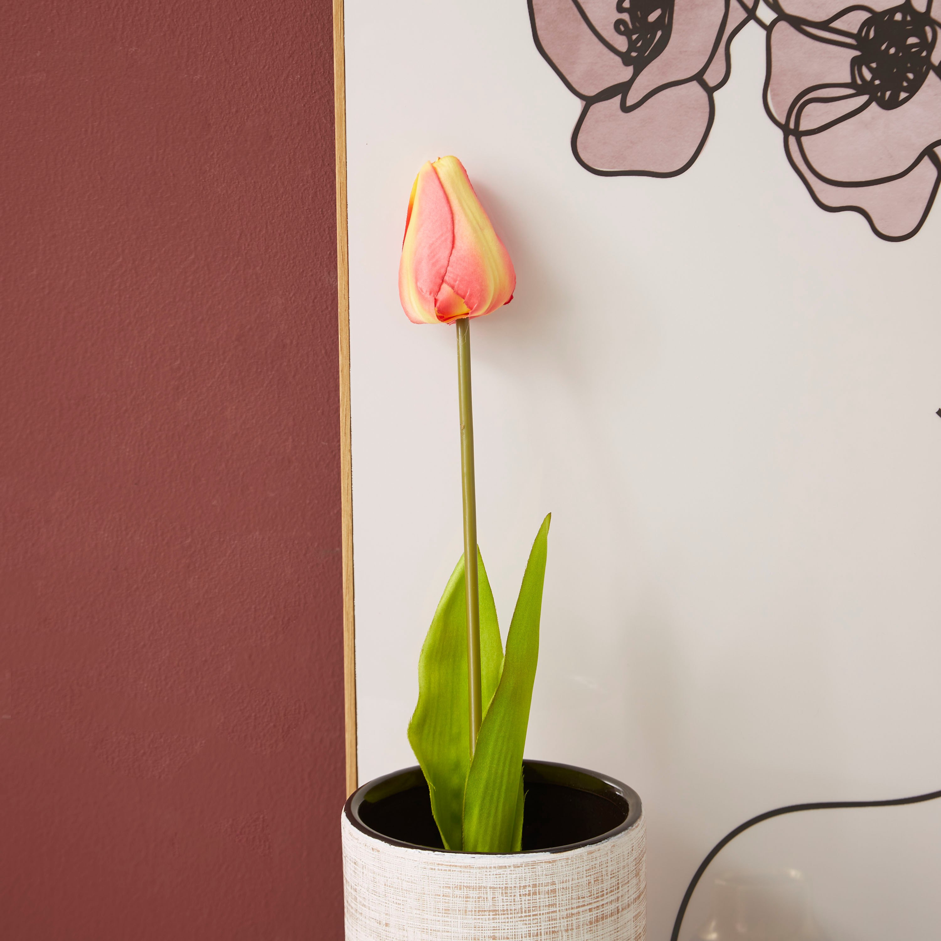 زهرة تيوليب صناعية من ليدا - 53 سم-hbxdecorandfurnishings-homeaccessories-artificialflowersandplants-image-1