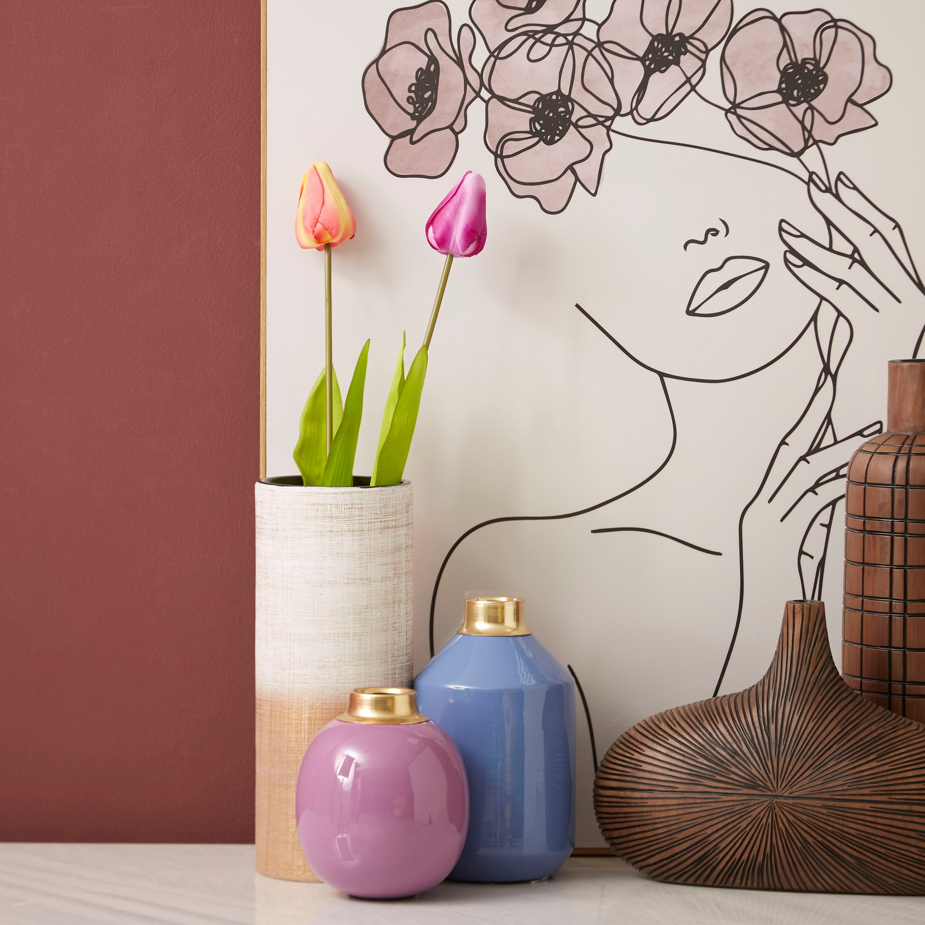 زهرة تيوليب صناعية من ليدا - 53 سم-hbxdecorandfurnishings-homeaccessories-artificialflowersandplants-image-3