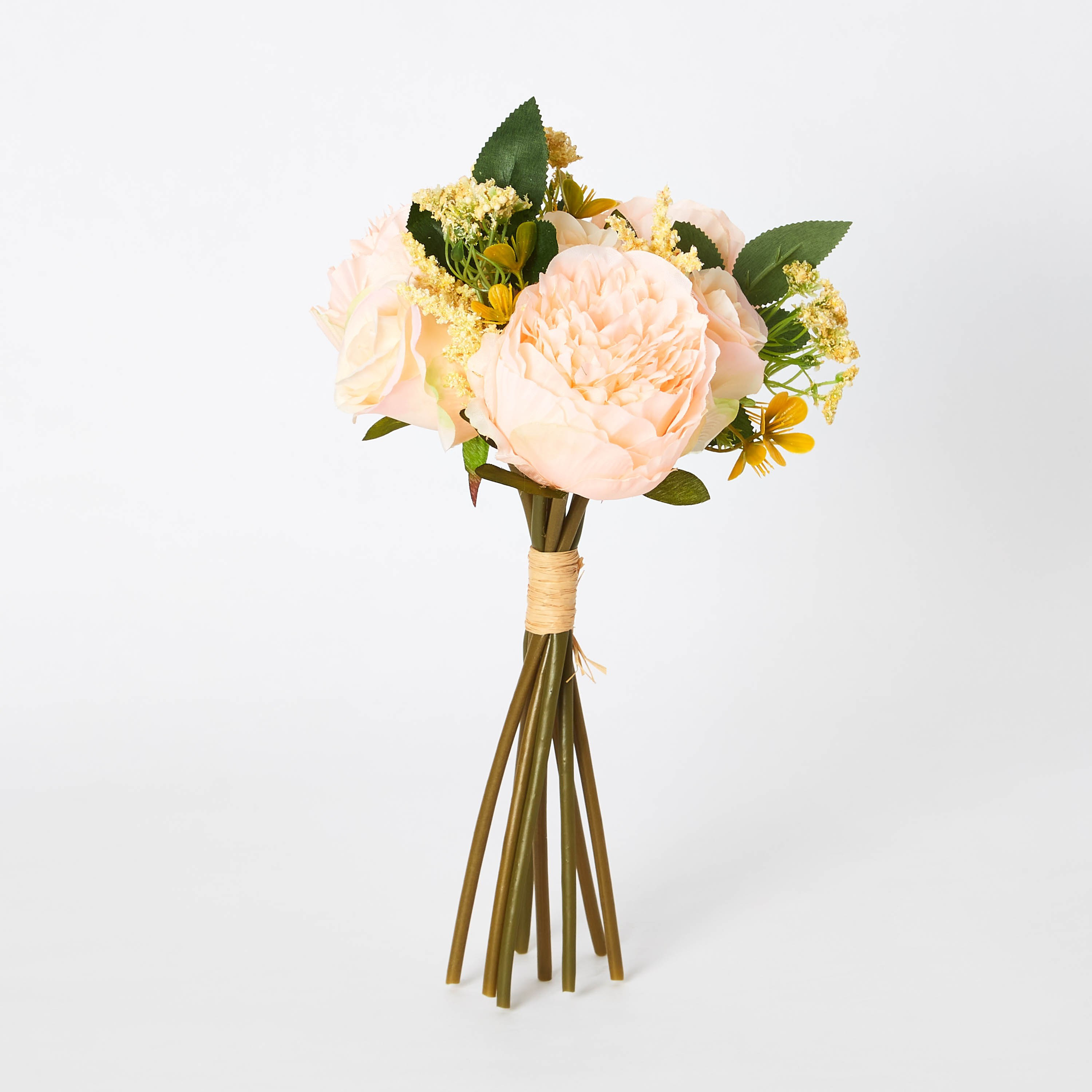 باقة زهور متفتحة من ليدا - 30 سم-hbxdecorandfurnishings-homeaccessories-artificialflowersandplants-image-4
