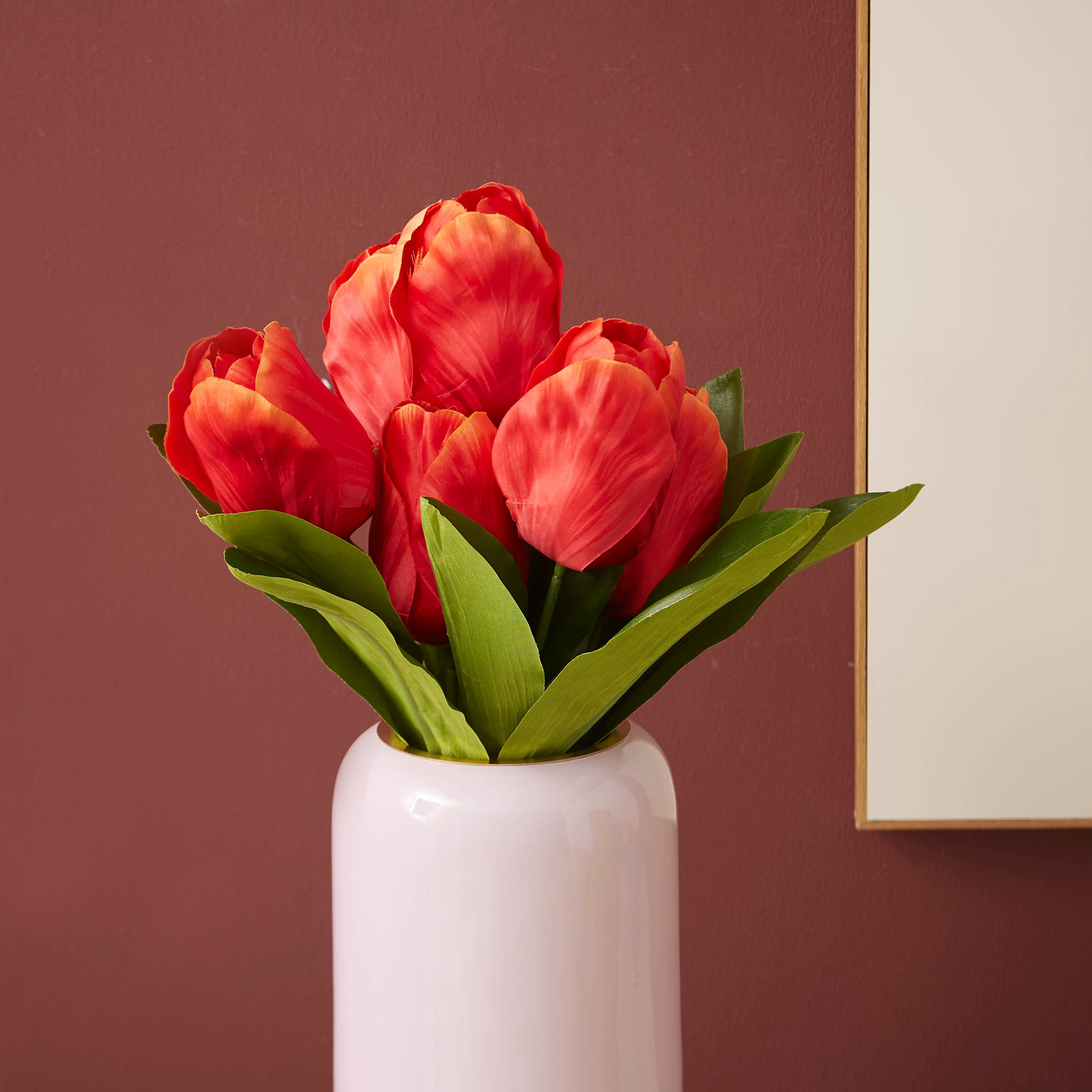 باقة تيوليب 7 رؤوس من ليدا - 58 سم-hbxdecorandfurnishings-homeaccessories-artificialflowersandplants-image-1