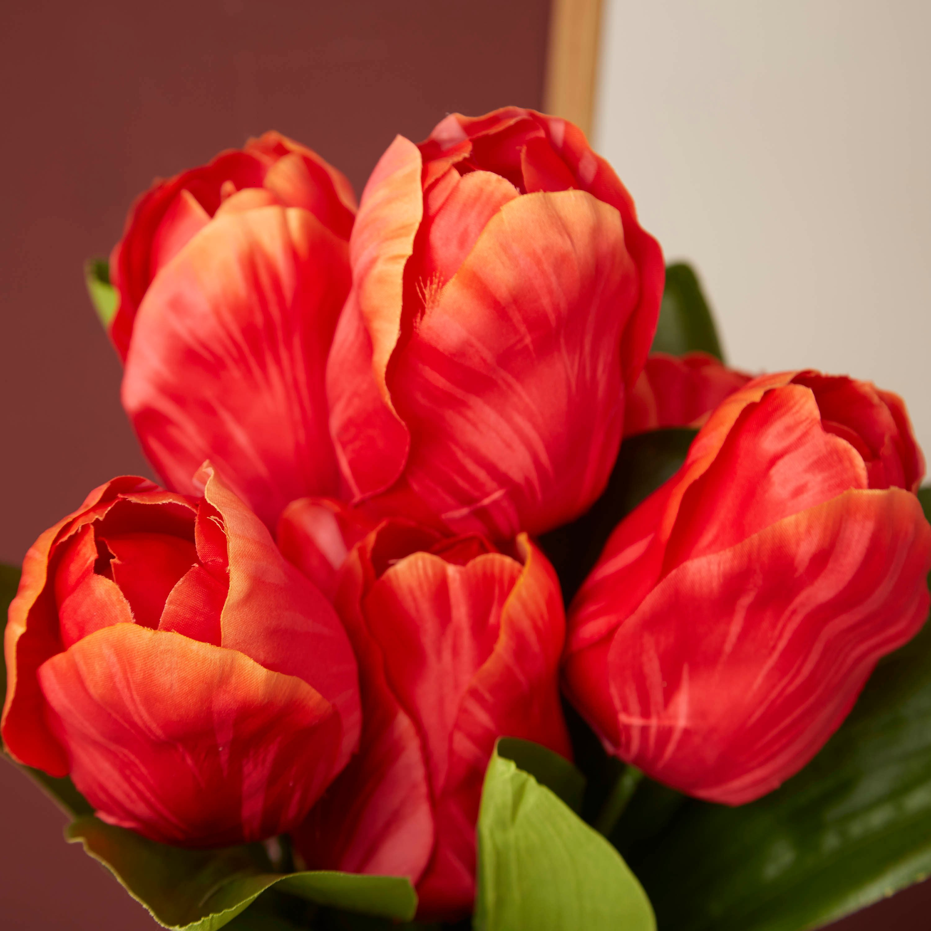 باقة تيوليب 7 رؤوس من ليدا - 58 سم-hbxdecorandfurnishings-homeaccessories-artificialflowersandplants-image-2