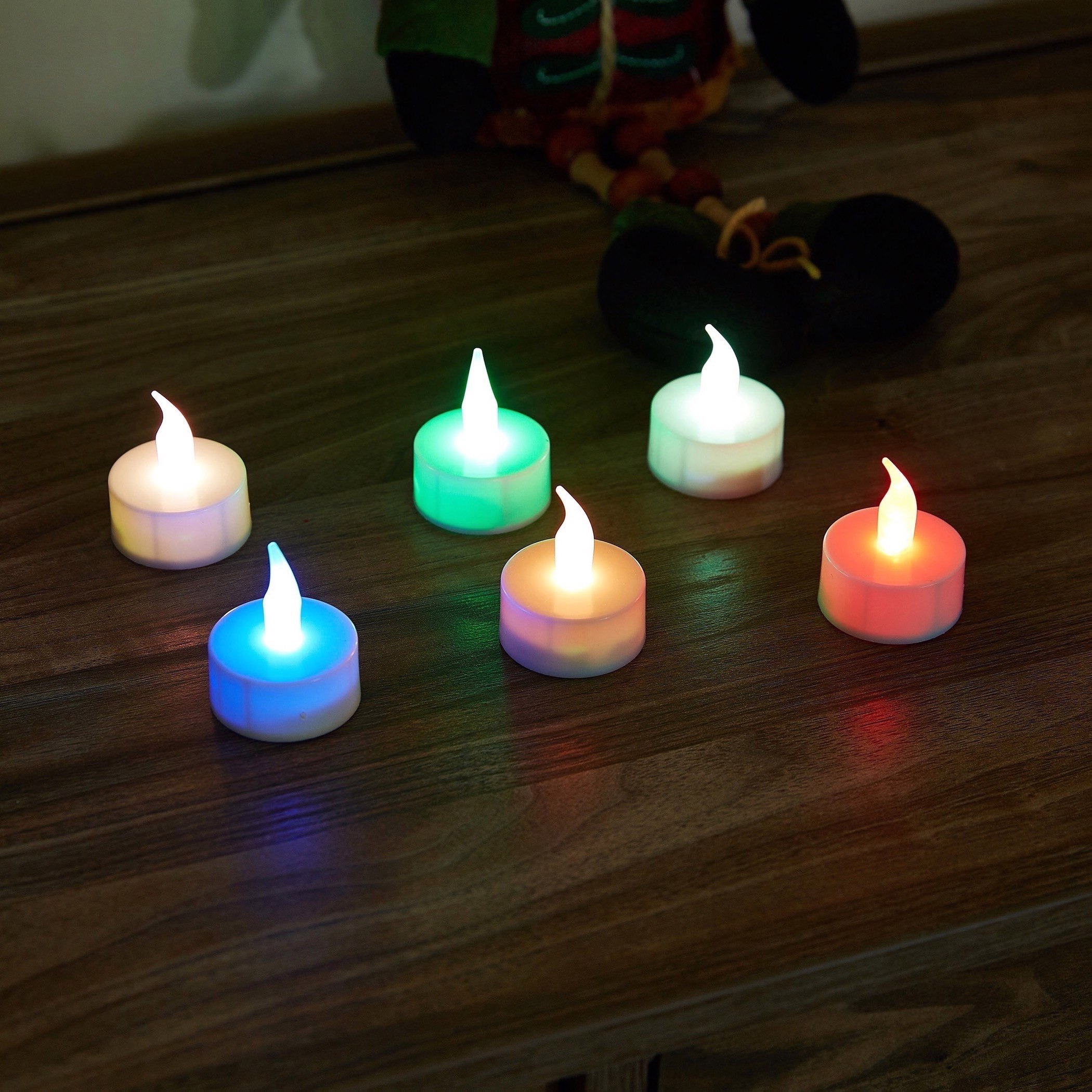 شموع إضاءة أل إي دي متغيرة اللون من كارول - مجموعة من 6 قطع-hbxhomeware-lighting-decorativesandstringlights-image-2