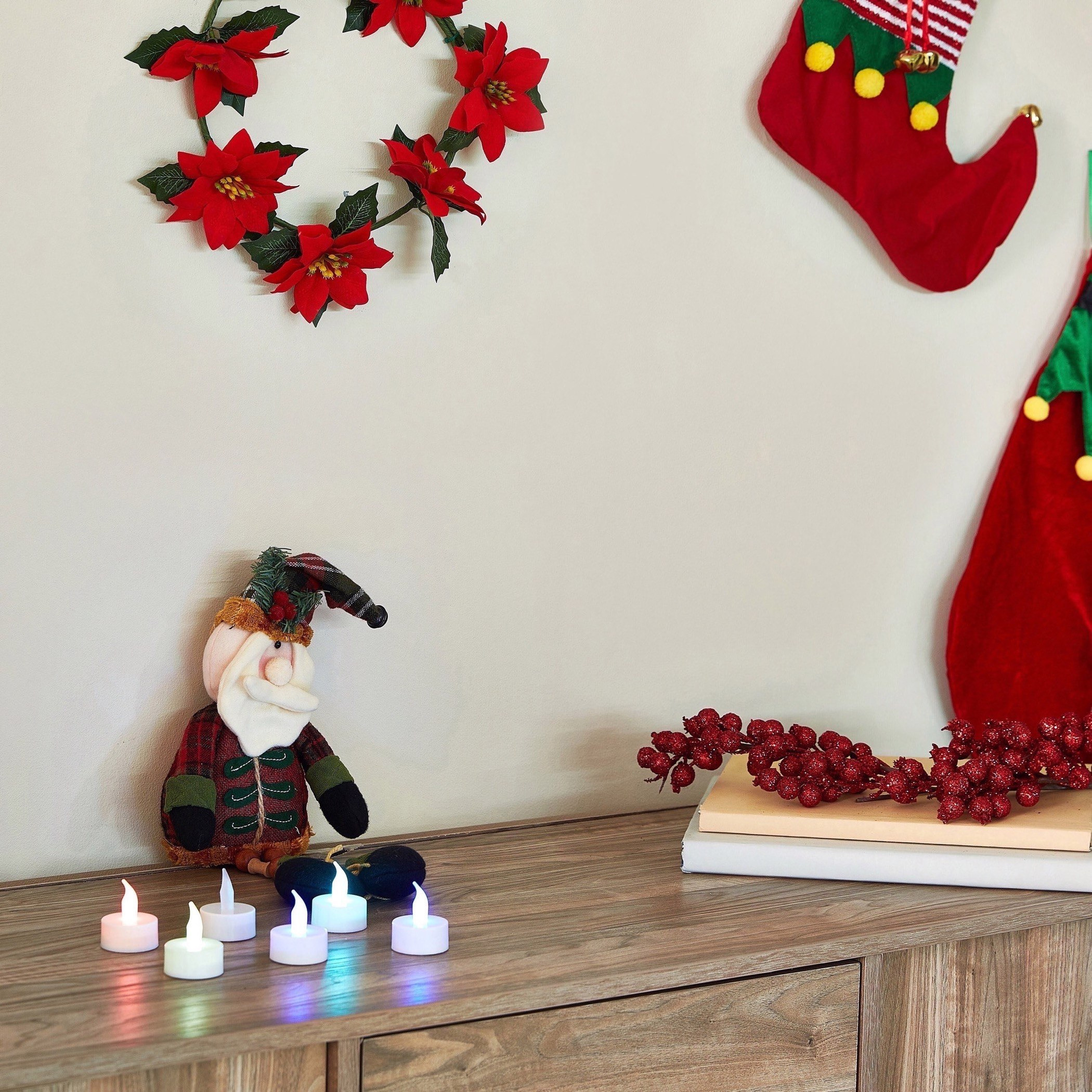شموع إضاءة أل إي دي متغيرة اللون من كارول - مجموعة من 6 قطع-hbxhomeware-lighting-decorativesandstringlights-image-4