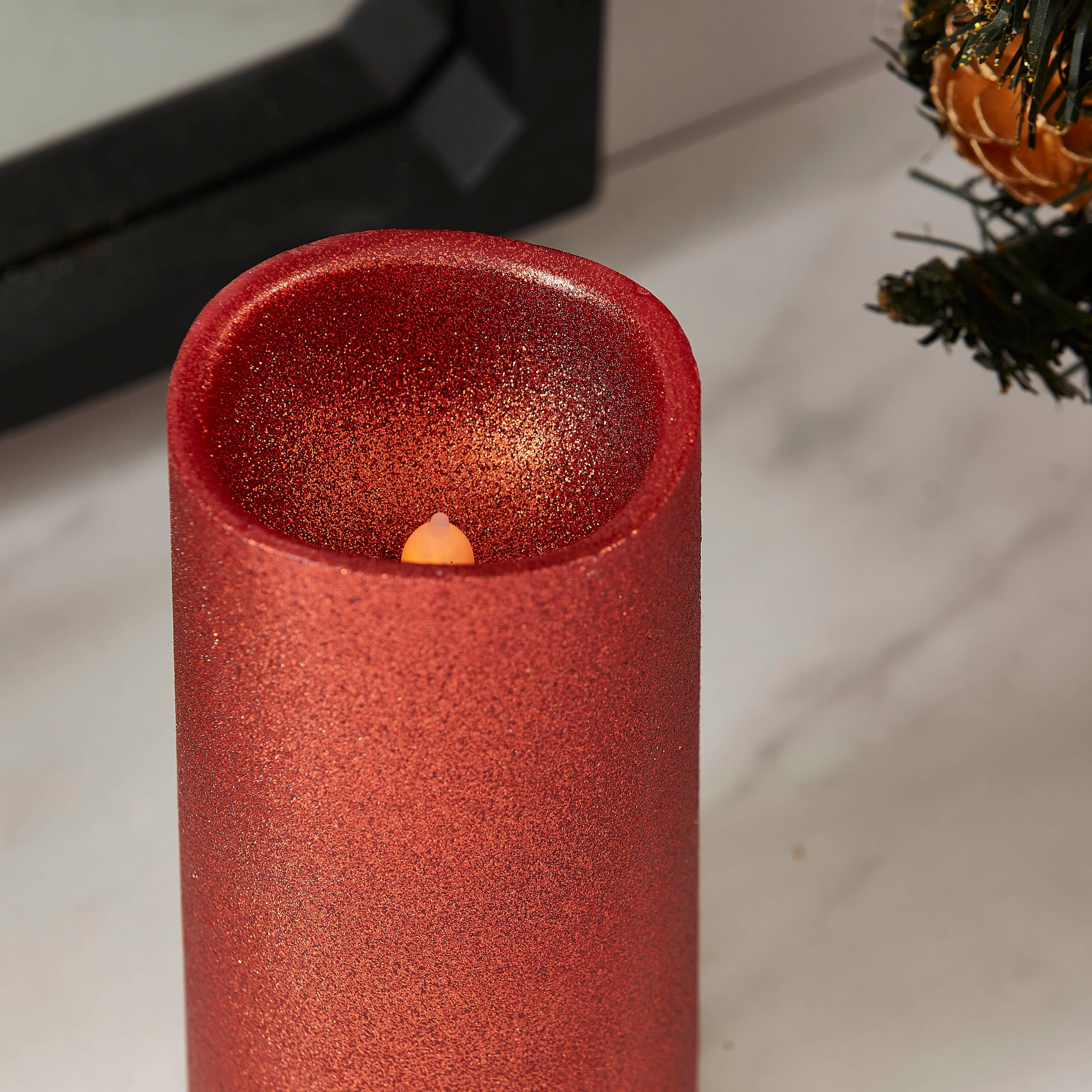 شمعة إل إي دي جليتر من كارول-hbxhomeware-lighting-decorativesandstringlights-image-3