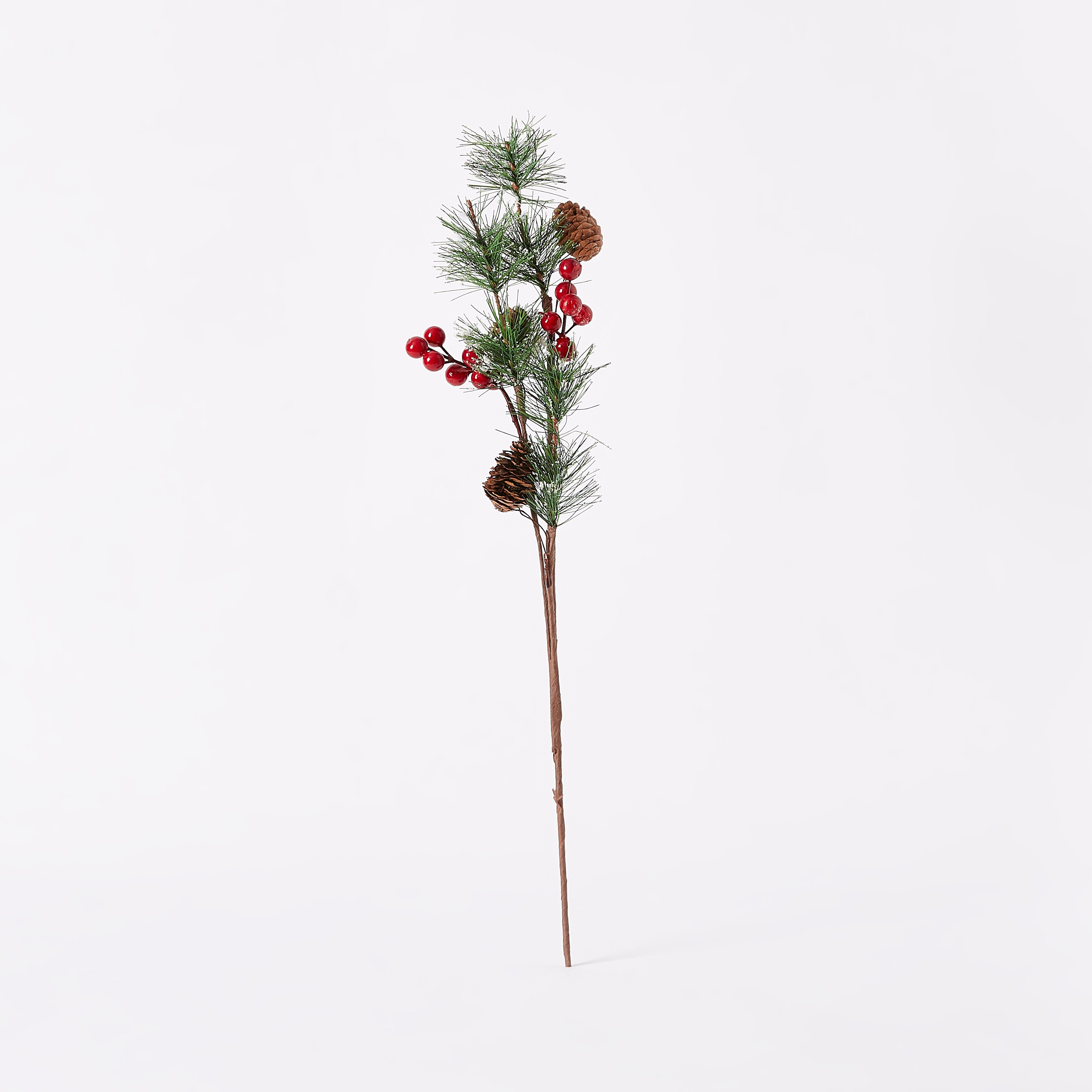 Carol Christmas Pine Berry Stalk with Snow - 55 cm-hbxhomeware-hbxdecorandfurnishings-image-4