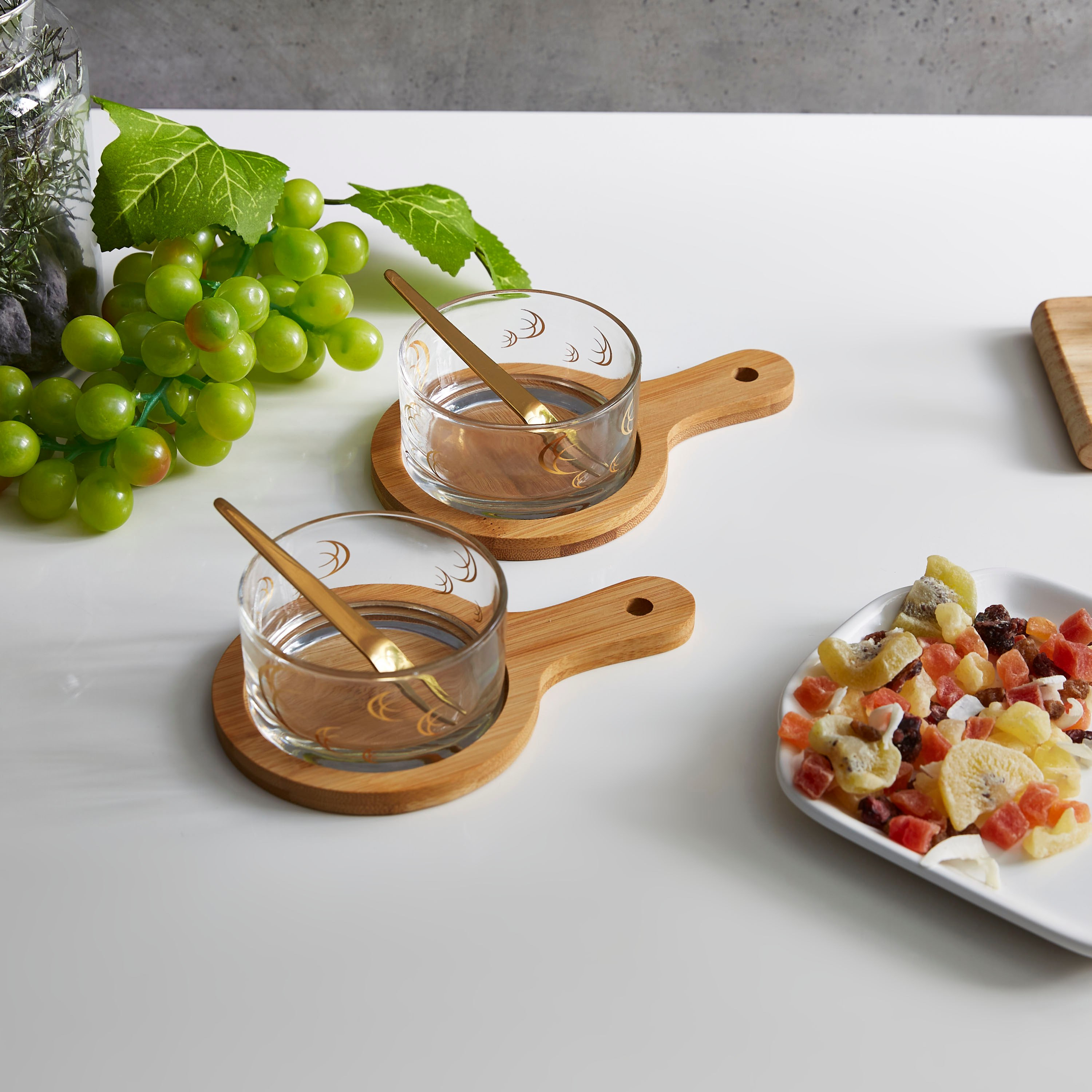 Feast 6-Piece Glass Bowl and Wooden Tray Set-hbxhomeware-hbxkitchen-image-5