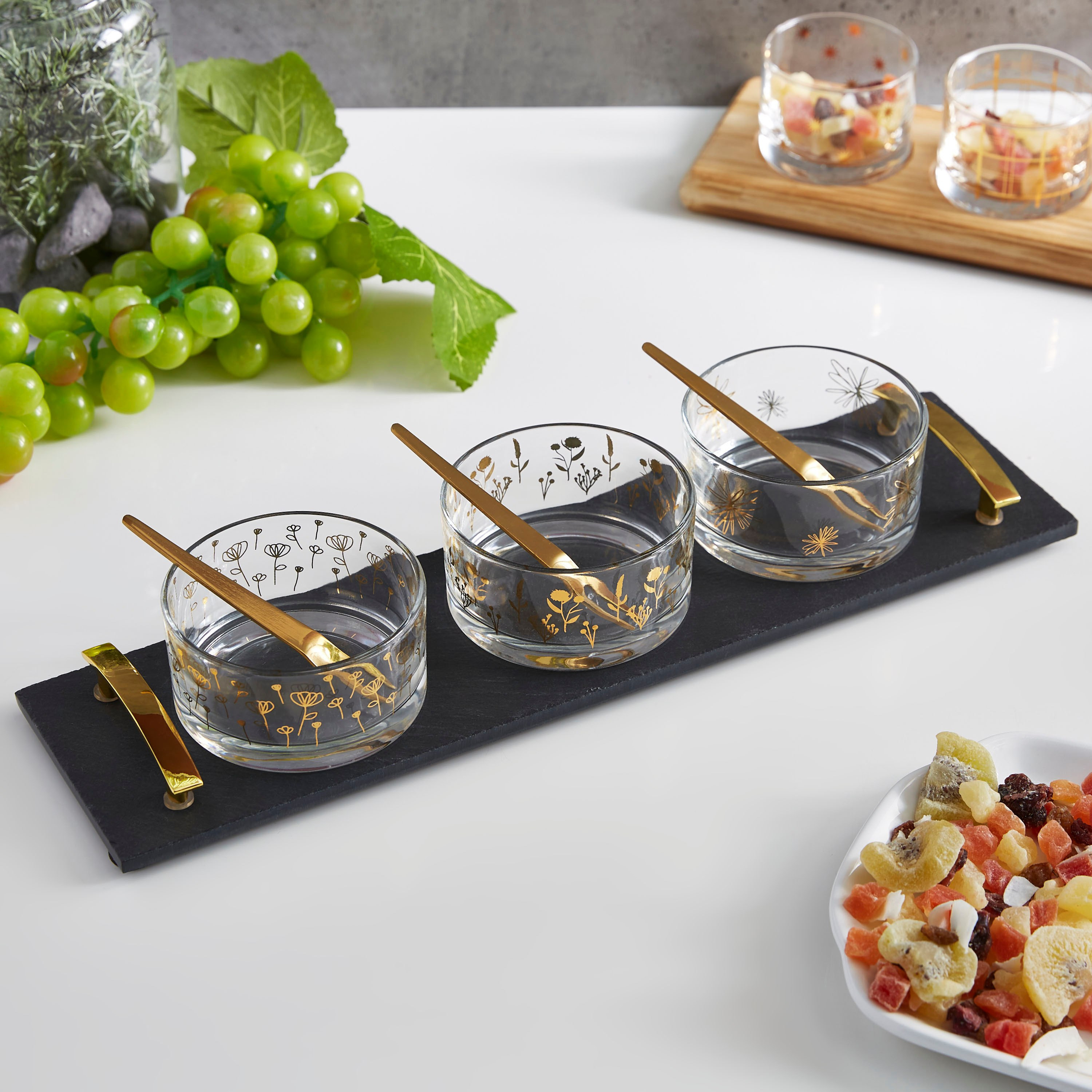 طقم صينيّة وأوعية تحلية 7 قطع من فيست-hbxhomeware-hbxkitchen-image-1