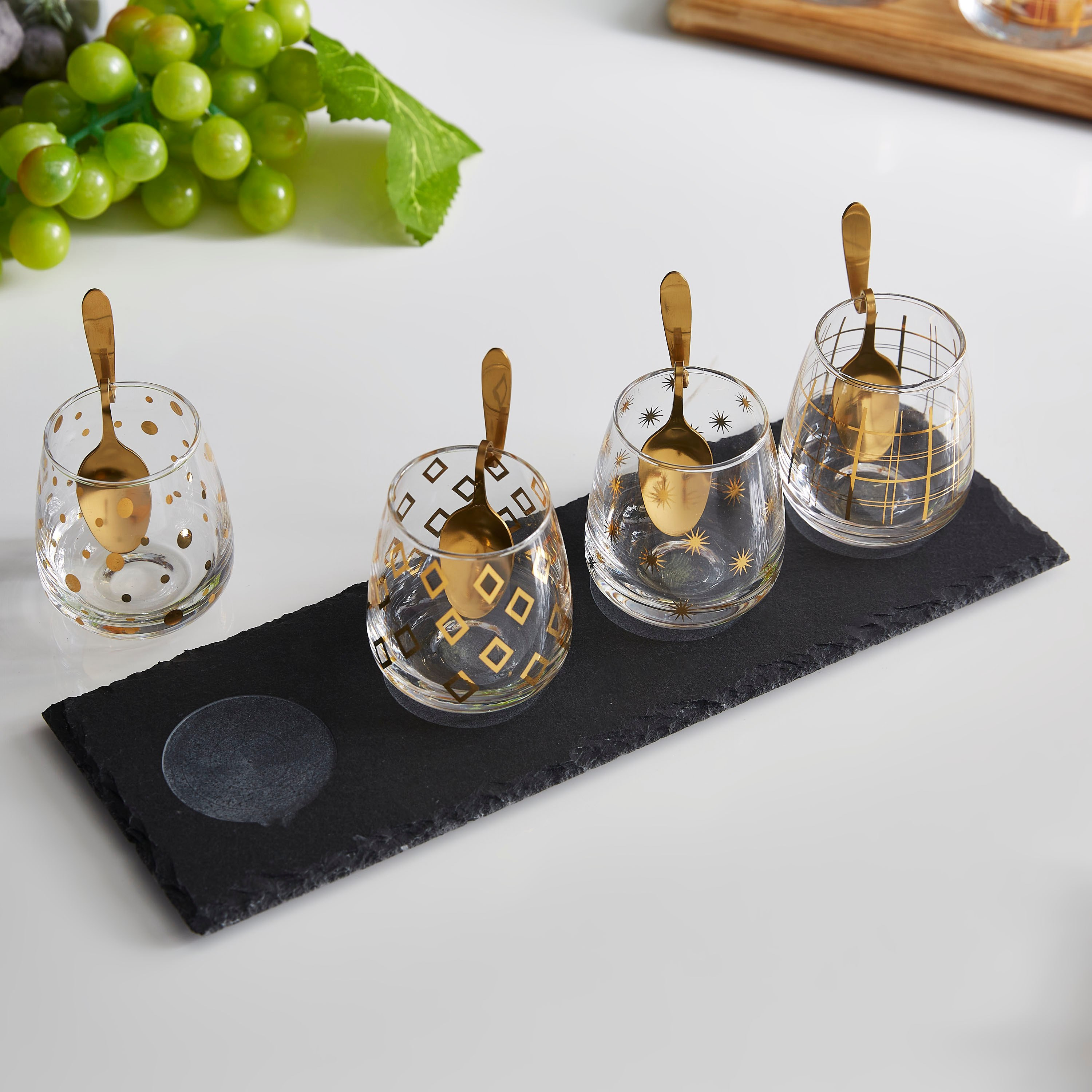 طقم صينيّة وأوعية تحلية 9 قطع من فيست-hbxhomeware-hbxkitchen-image-1
