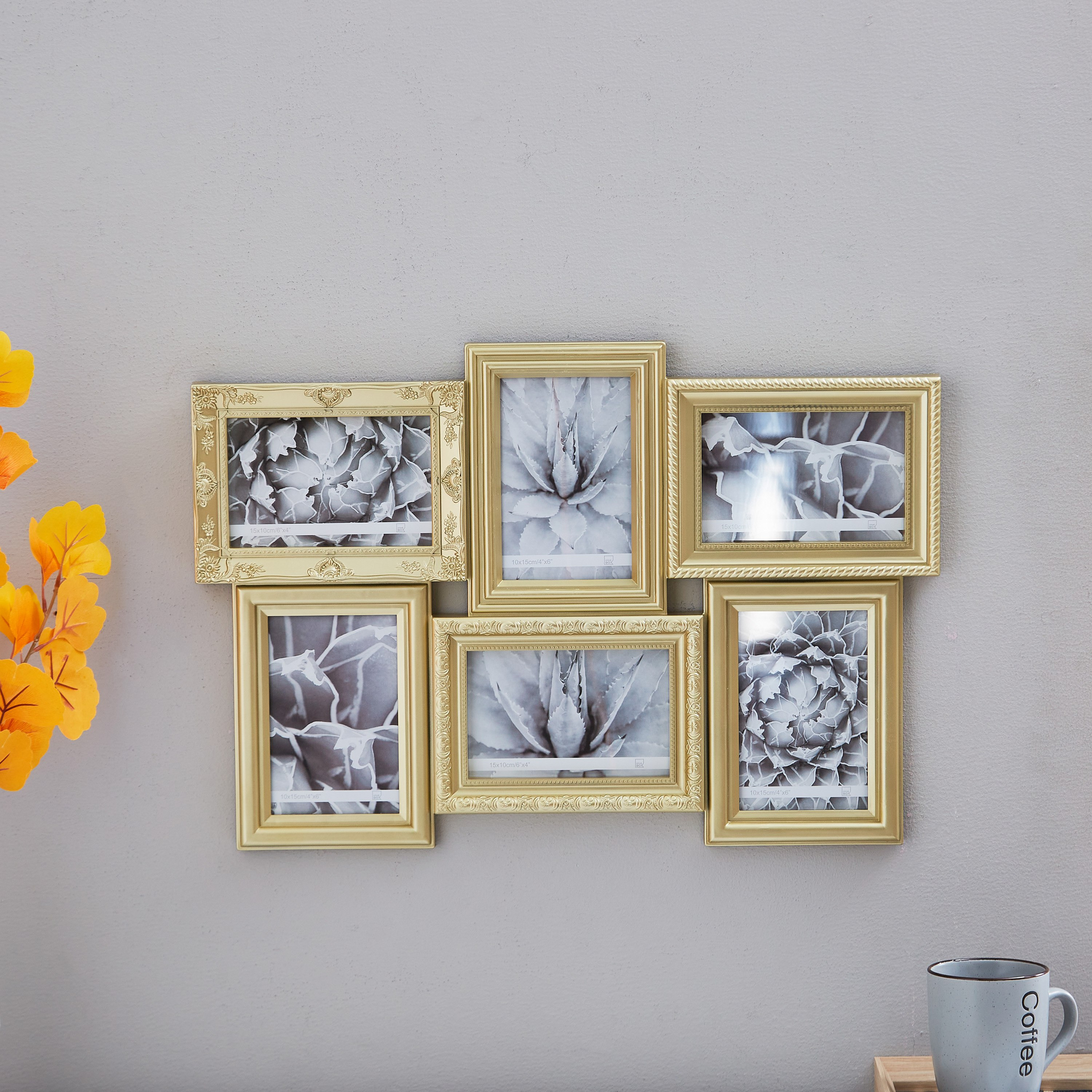 Belle 6-Opening Aperture Photo Frame - 4x6 inches-hbxbedroom-decorandaccessories-photoframes-image-1