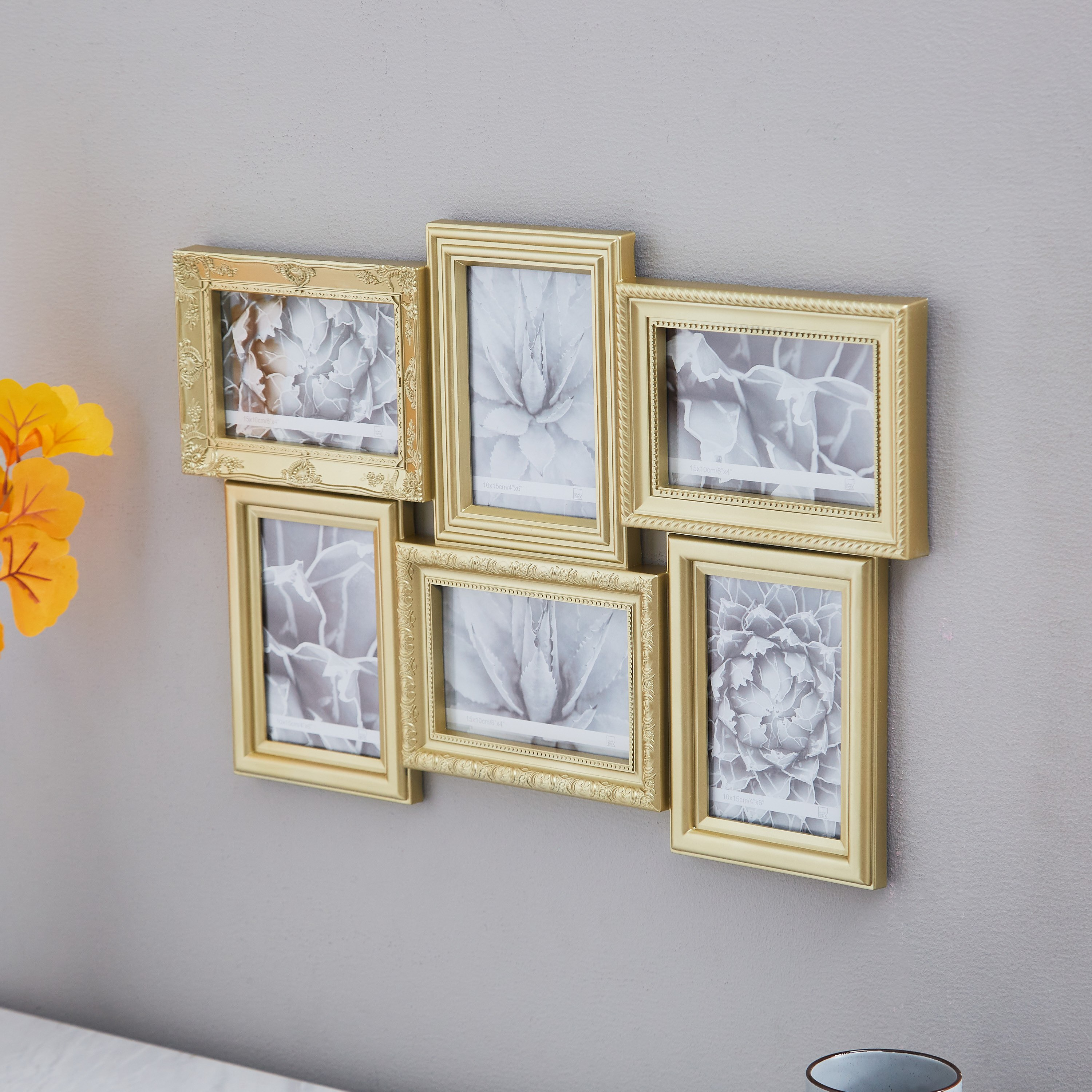 Belle 6-Opening Aperture Photo Frame - 4x6 inches-hbxbedroom-decorandaccessories-photoframes-image-2