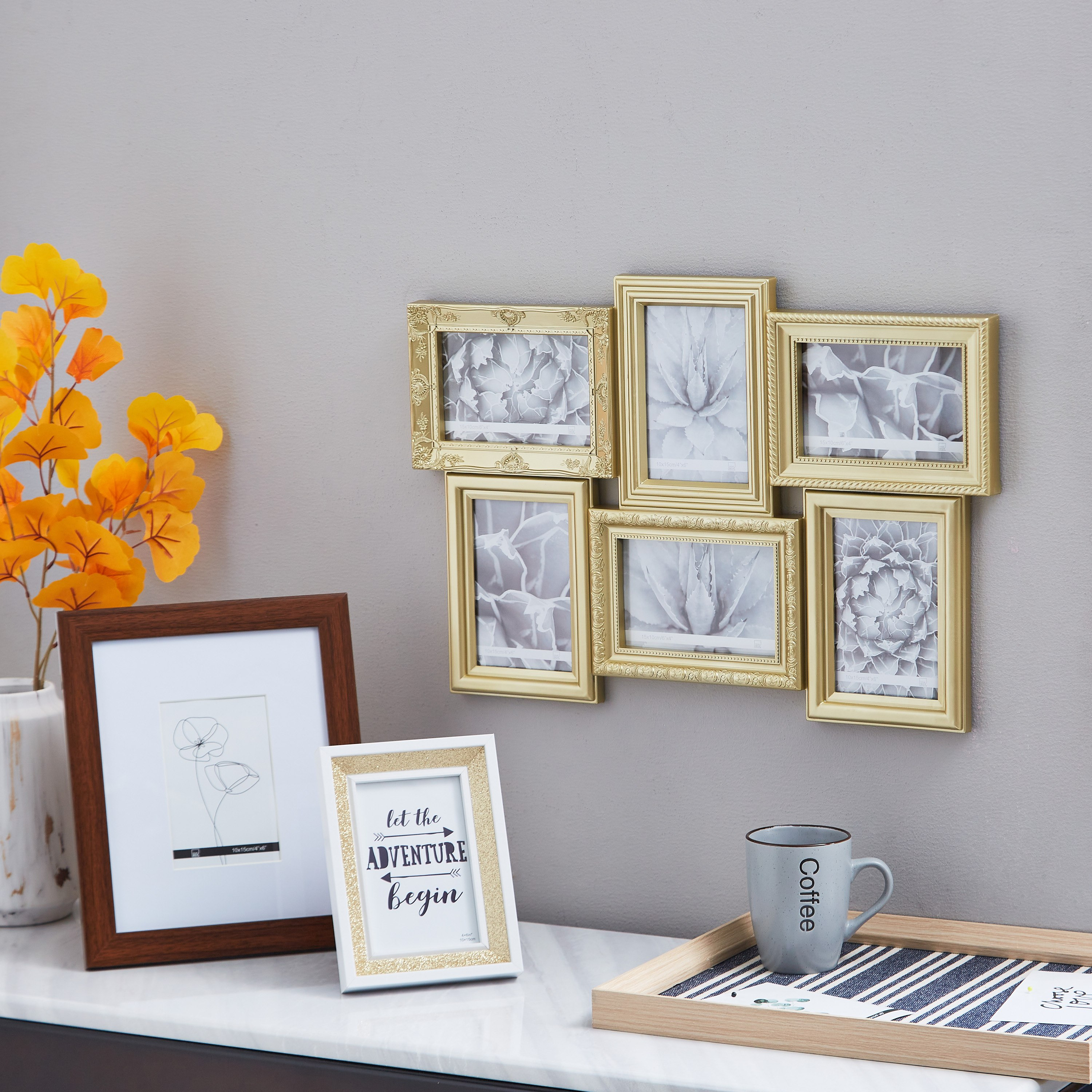 Belle 6-Opening Aperture Photo Frame - 4x6 inches-hbxbedroom-decorandaccessories-photoframes-image-4