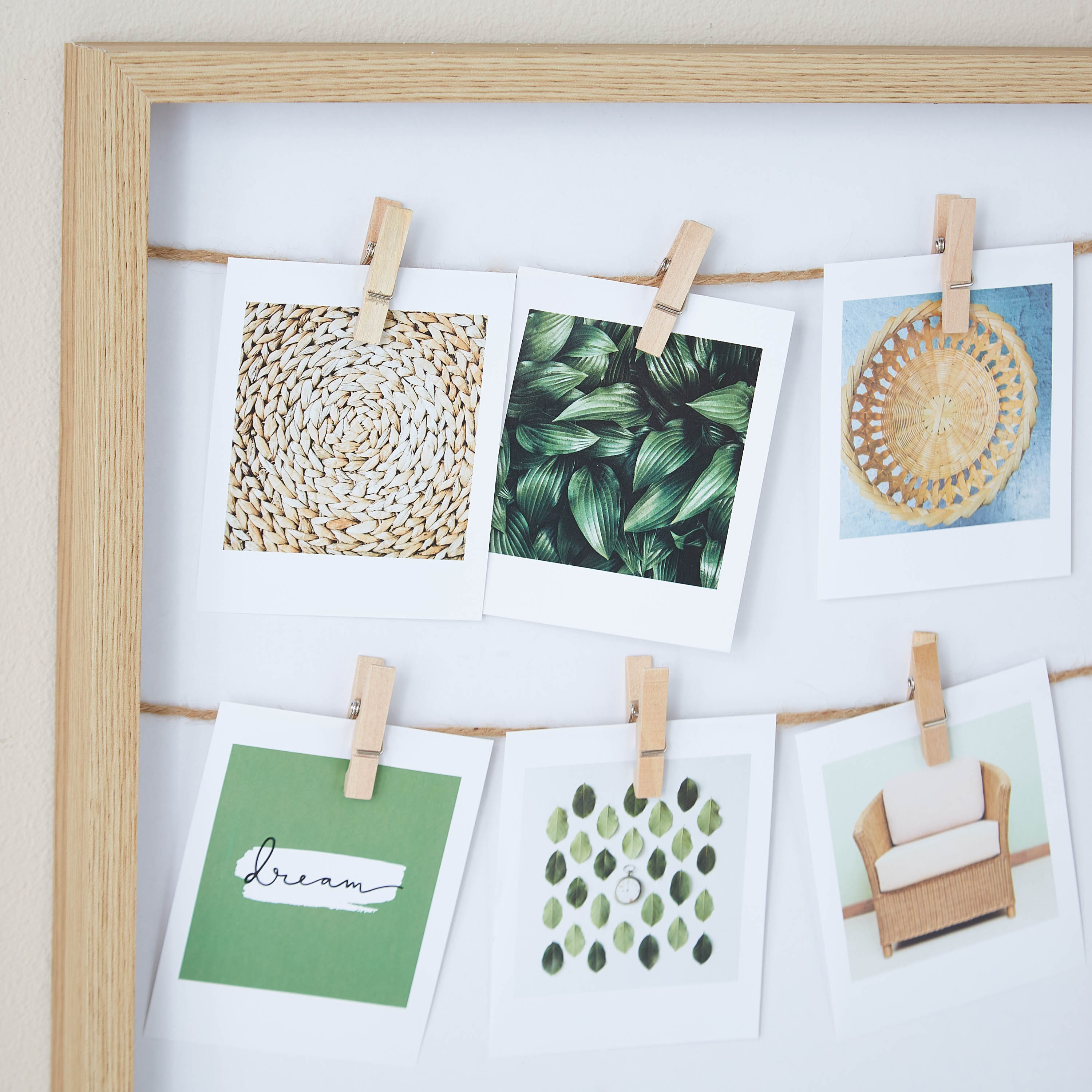 برواز صور إم دي إف مع حبل من جيري - 34x34x3 سم-hbxbedroom-decorandaccessories-photoframes-image-3