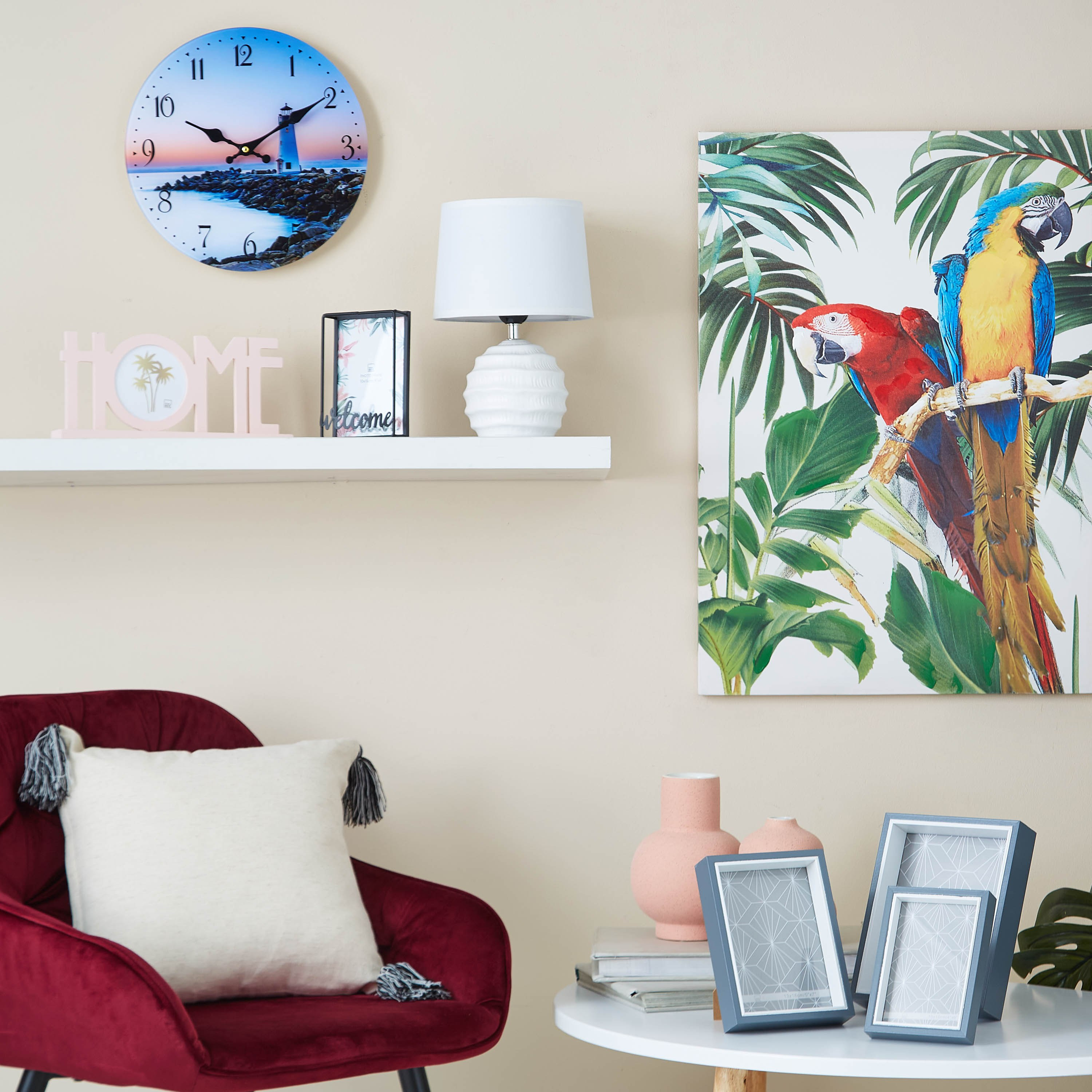 برواز صور من ألواح ليفية متوسط الكثافة بتصميم هوم من كييرا - 30x4x14 سم-hbxbedroom-decorandaccessories-photoframes-image-4