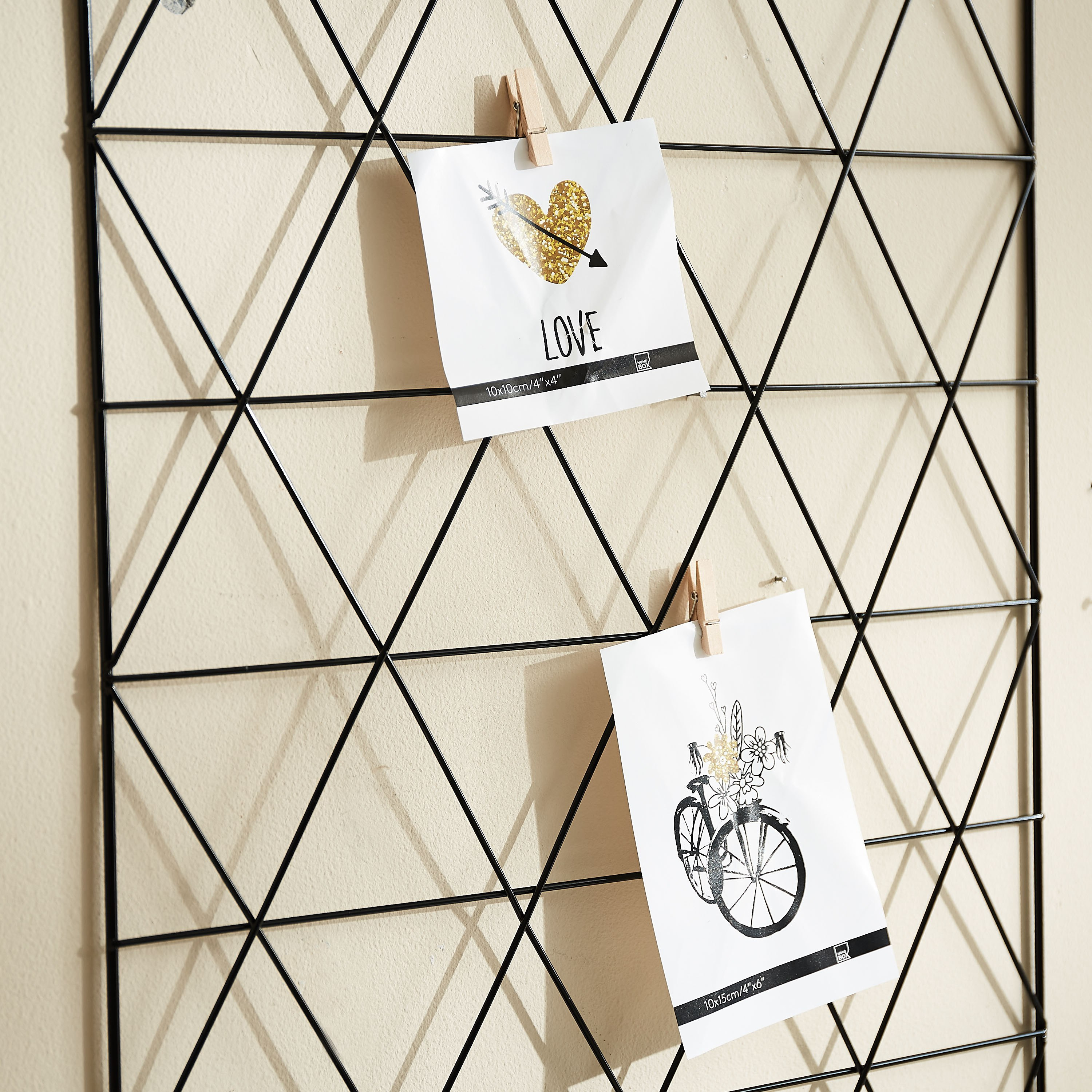 Kiera Metal Photo Frame with Grid - 40x1x70 cm-hbxbedroom-decorandaccessories-photoframes-image-3