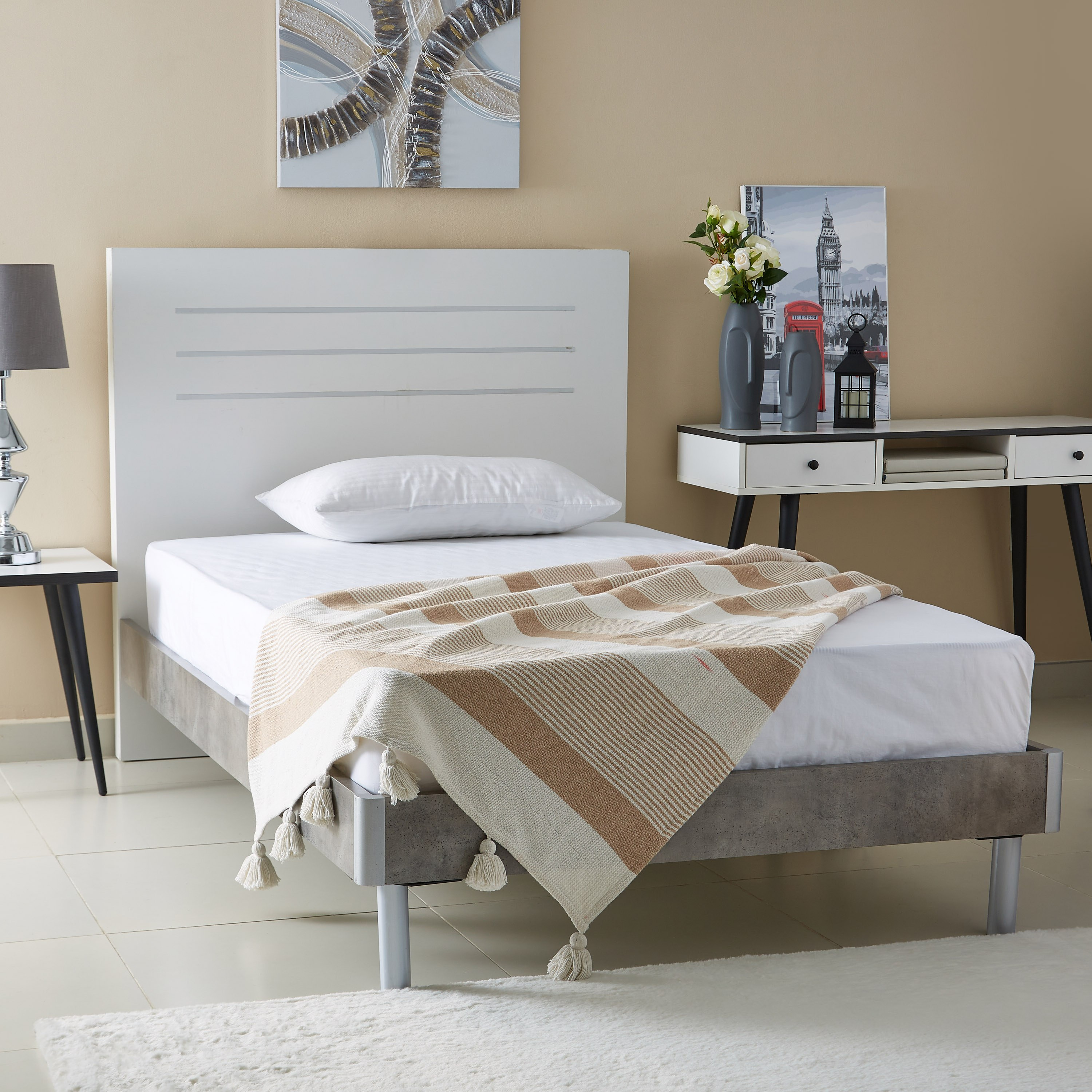 iValencia Twin Bonnell Spring Mattress - 120x200x22 cm-hbxfurniture-mattresses-twin-image-8