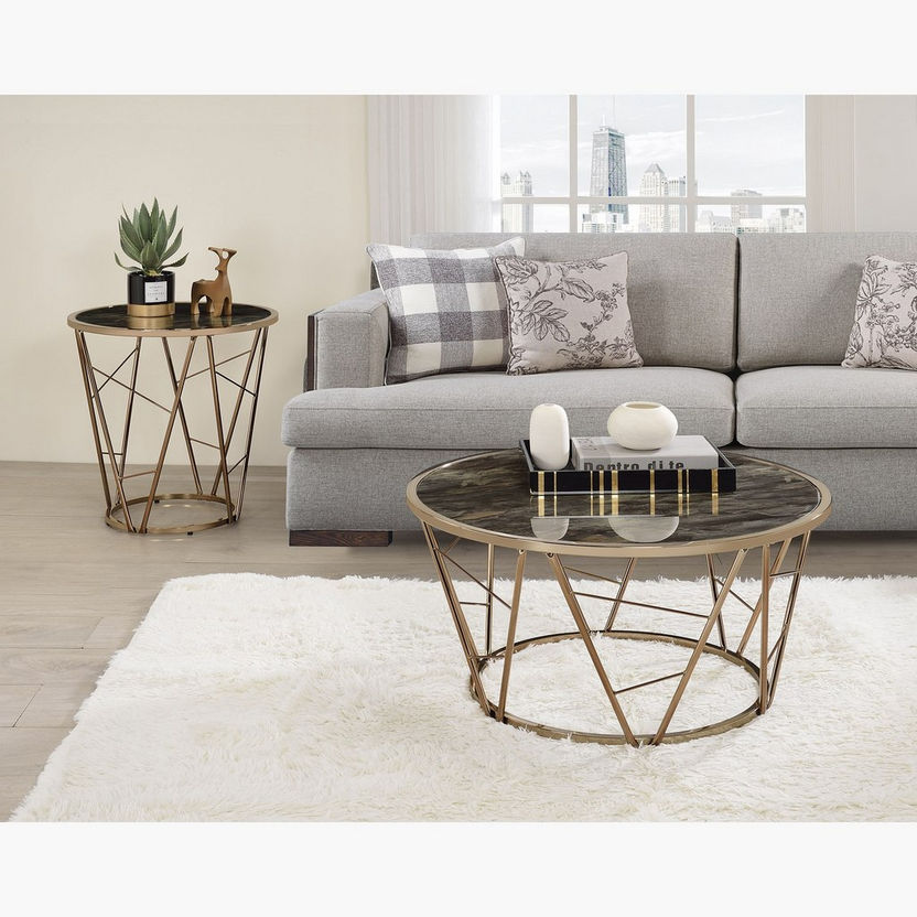 Ornela Round Coffee Table-Coffee Tables-image-5