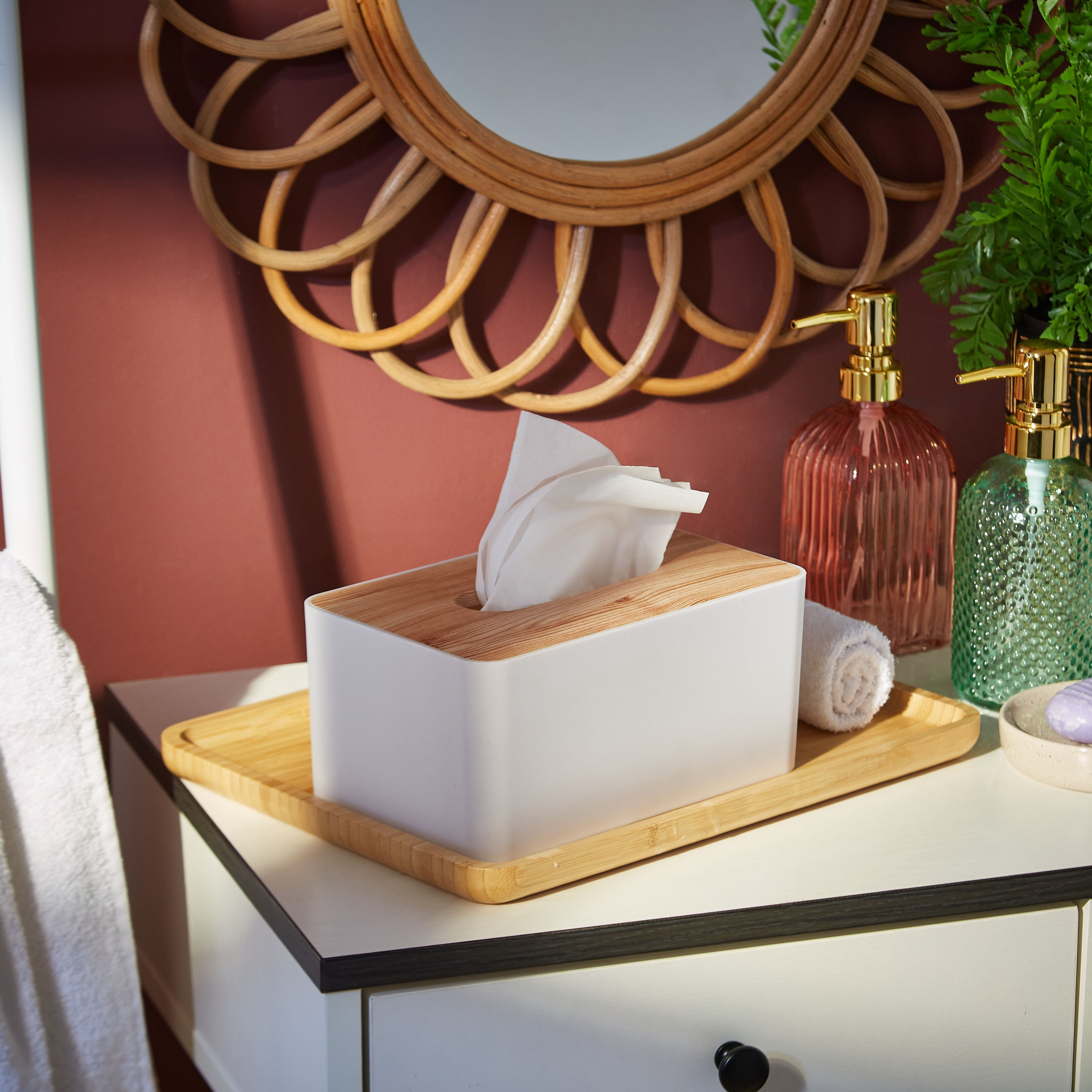 علبة مناديل بتشطيب رخامي من إتش بي أس أو-hbxdecorandfurnishings-homeaccessories-novelties-image-4