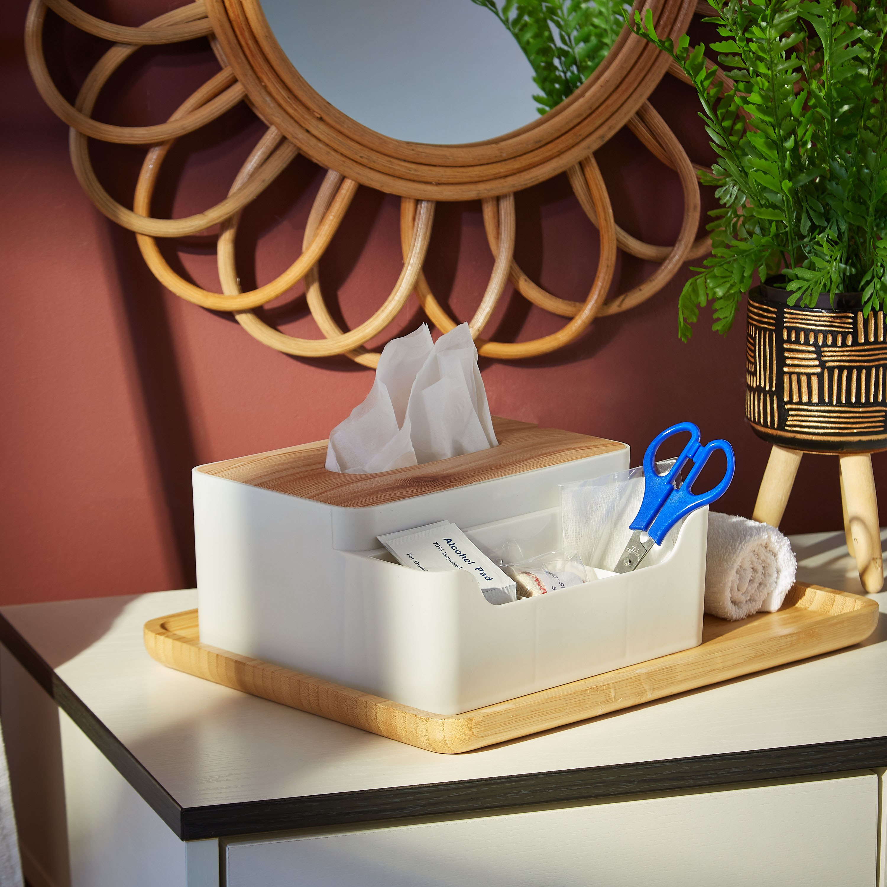 منظم خشبي مع علبة مناديل من إتش بي أس أو-hbxdecorandfurnishings-homeaccessories-novelties-image-4