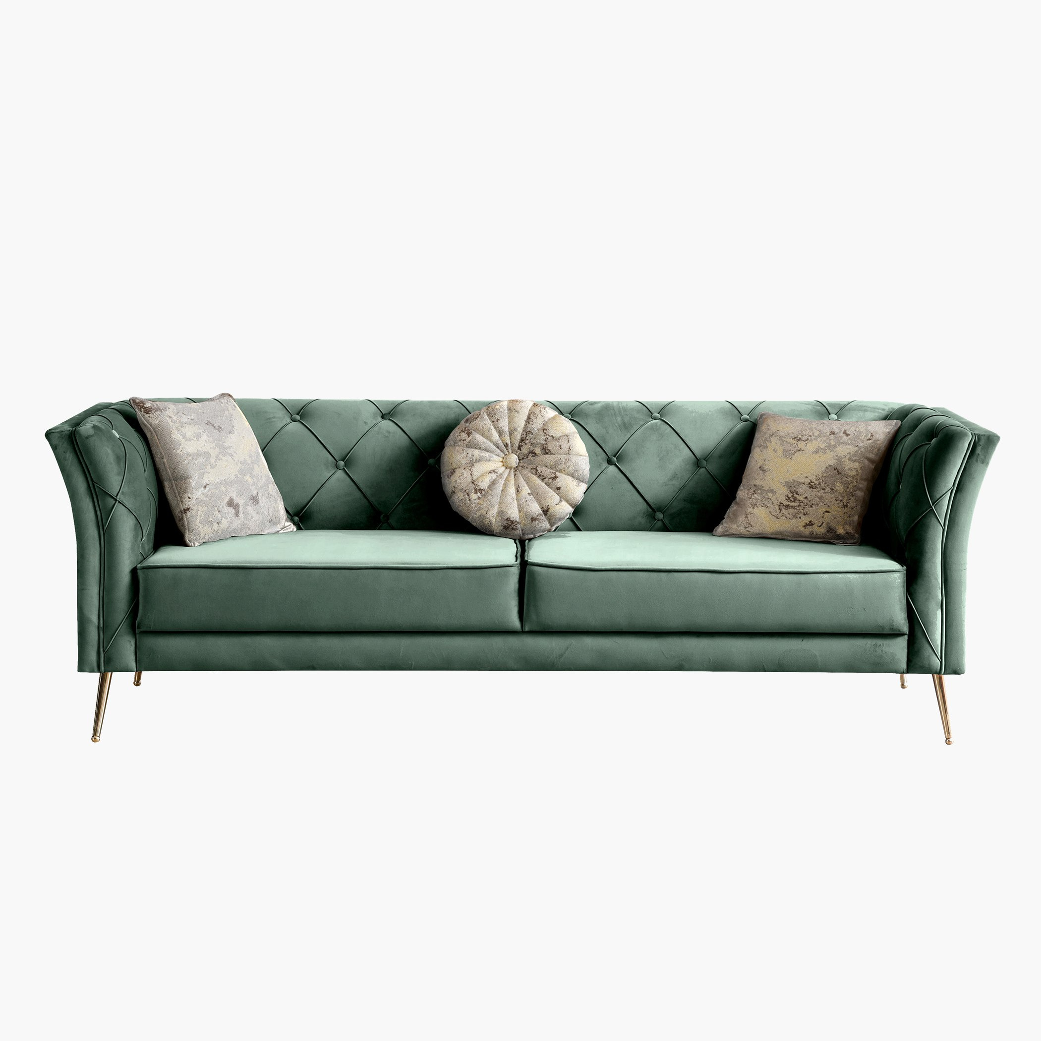 كنبة مخمليّة 3 مقاعد مع 3 وسائد من روشيل-hbxlivingroom-sofasandarmchairs-sofas-image-1