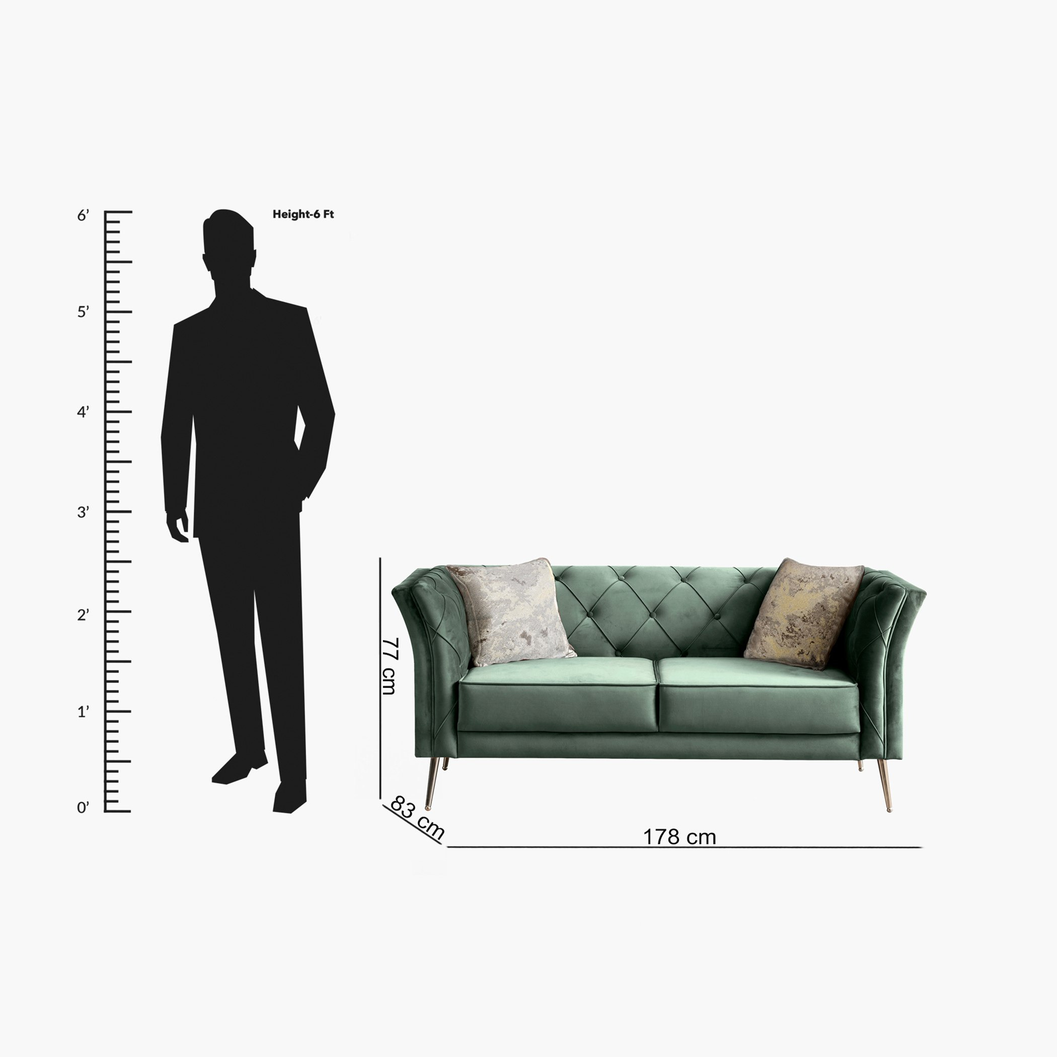 كنبة مخمليّة مقعدين مع وسادتين من روشيل-hbxlivingroom-sofasandarmchairs-sofas-image-4