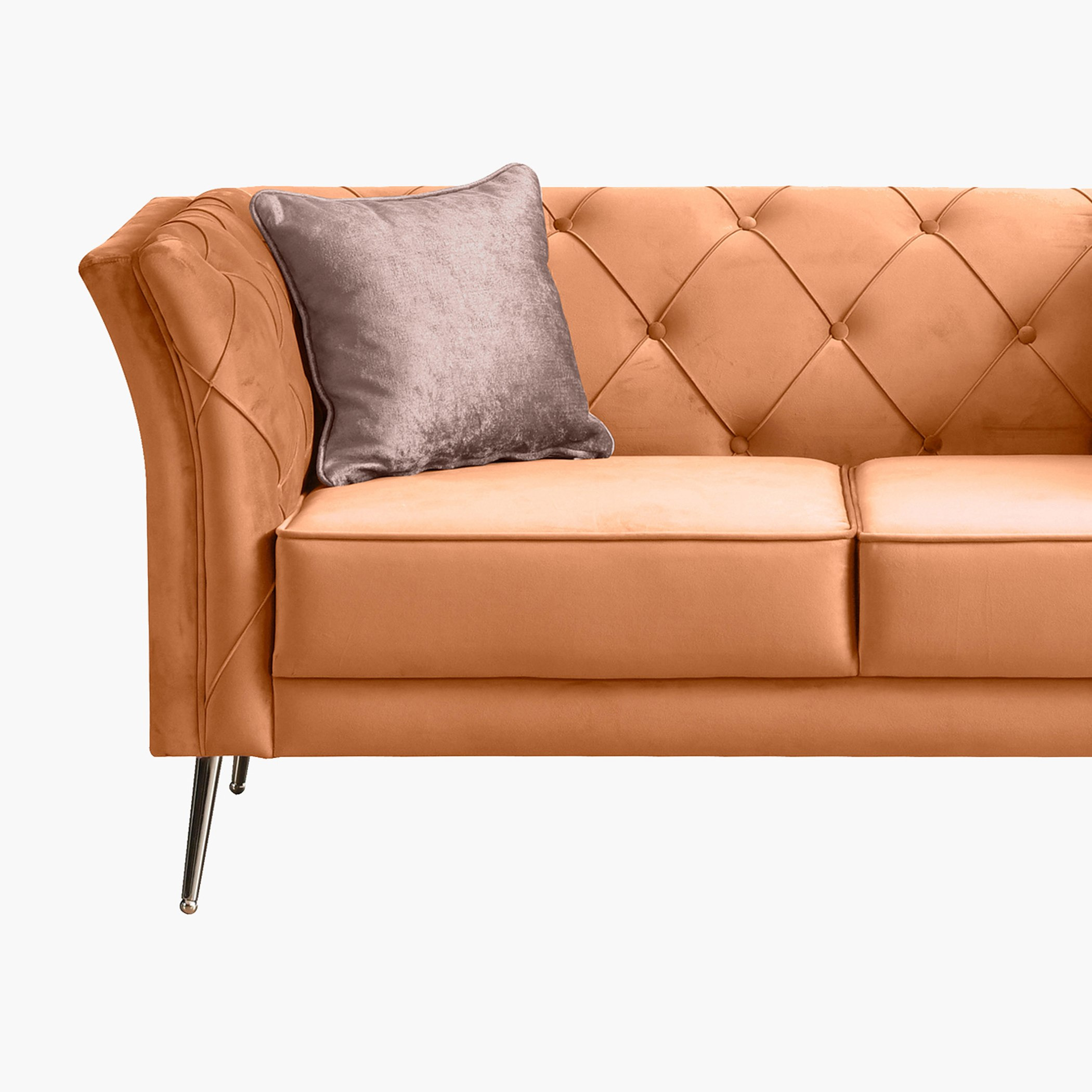 كنبة مخمليّة مقعدين مع وسادتين من روشيل-hbxlivingroom-sofasandarmchairs-sofas-image-2