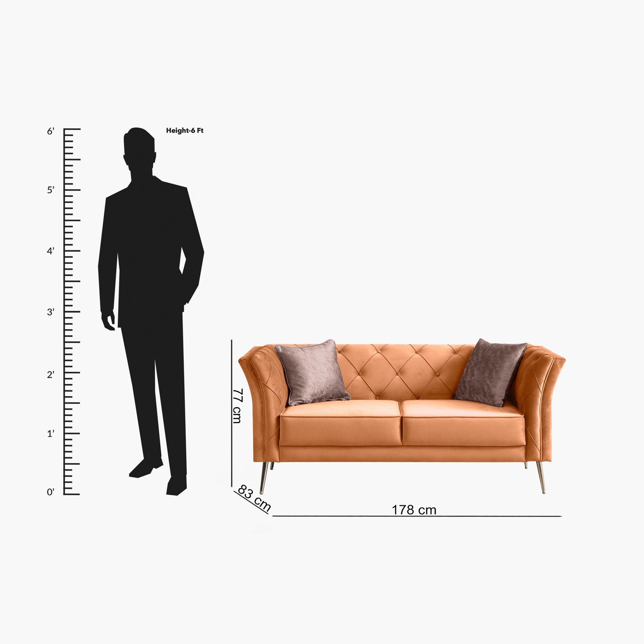 كنبة مخمليّة مقعدين مع وسادتين من روشيل-hbxlivingroom-sofasandarmchairs-sofas-image-4