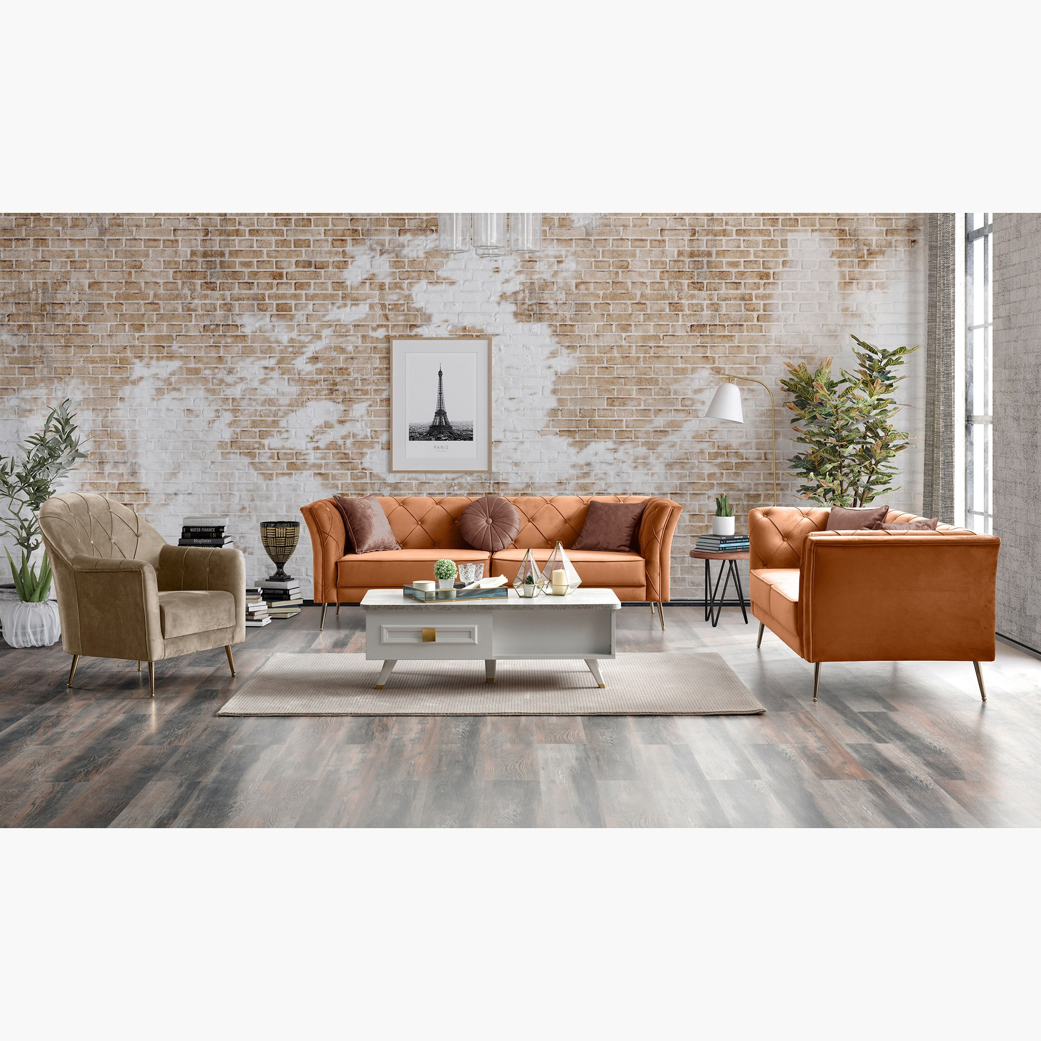 كنبة مخمليّة مقعد واحد من روشيل-hbxlivingroom-sofasandarmchairs-sofas-image-3