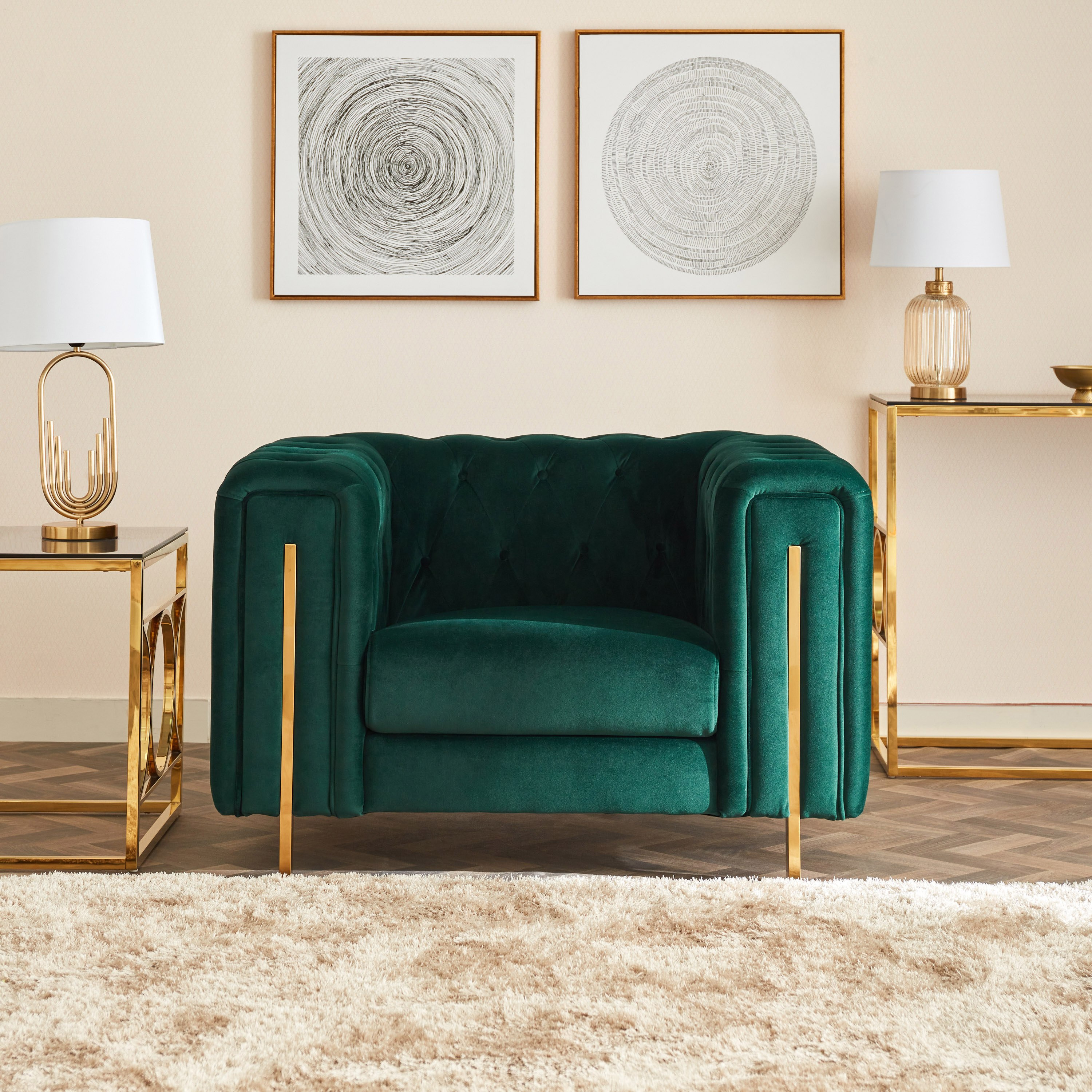 كنبة معنقدة مخملية مقعد واحد من بليزا-hbxlivingroom-sofasandarmchairs-sofas-image-1